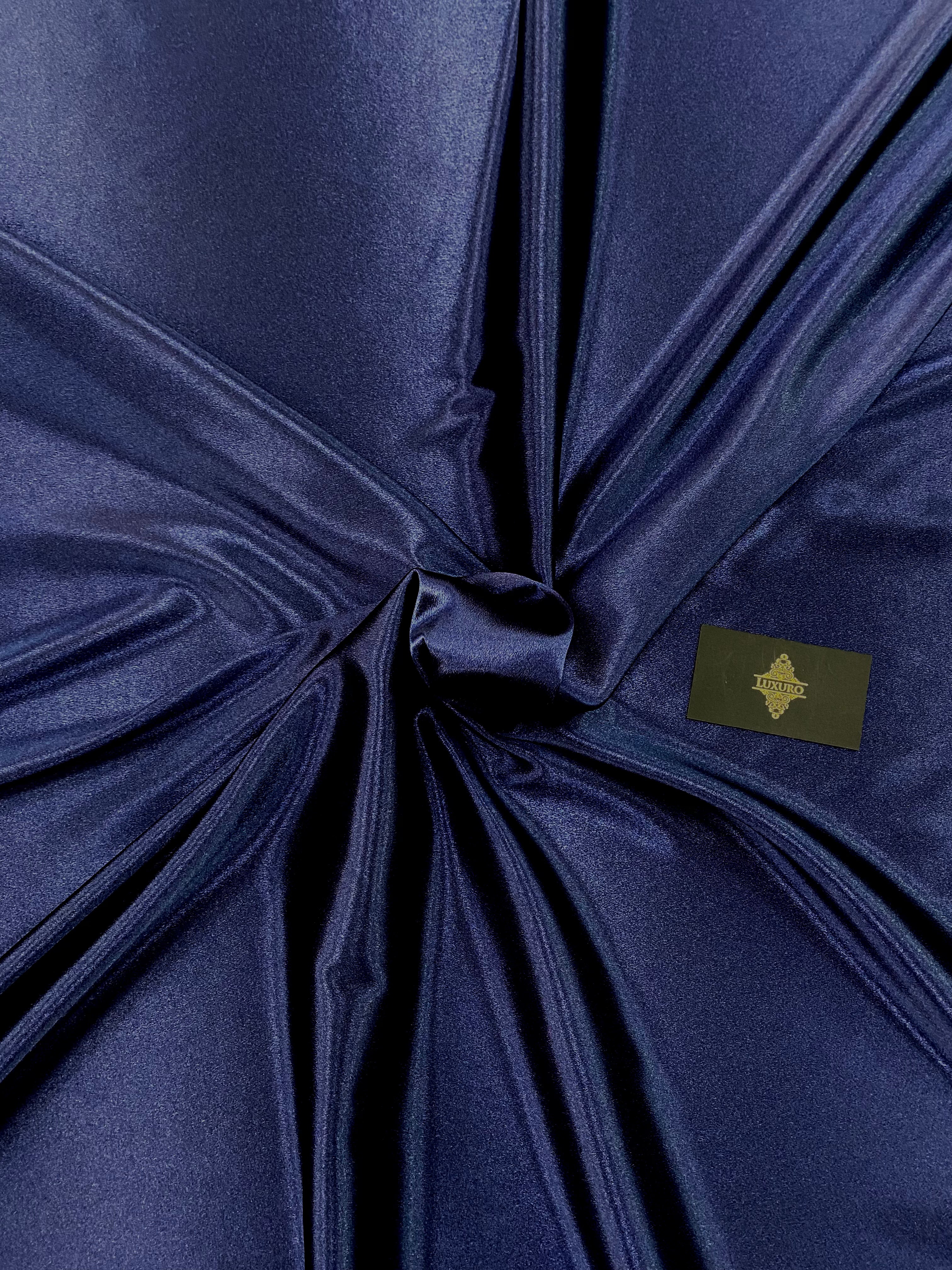 Tafta Elastica Metalizata Bleumarin