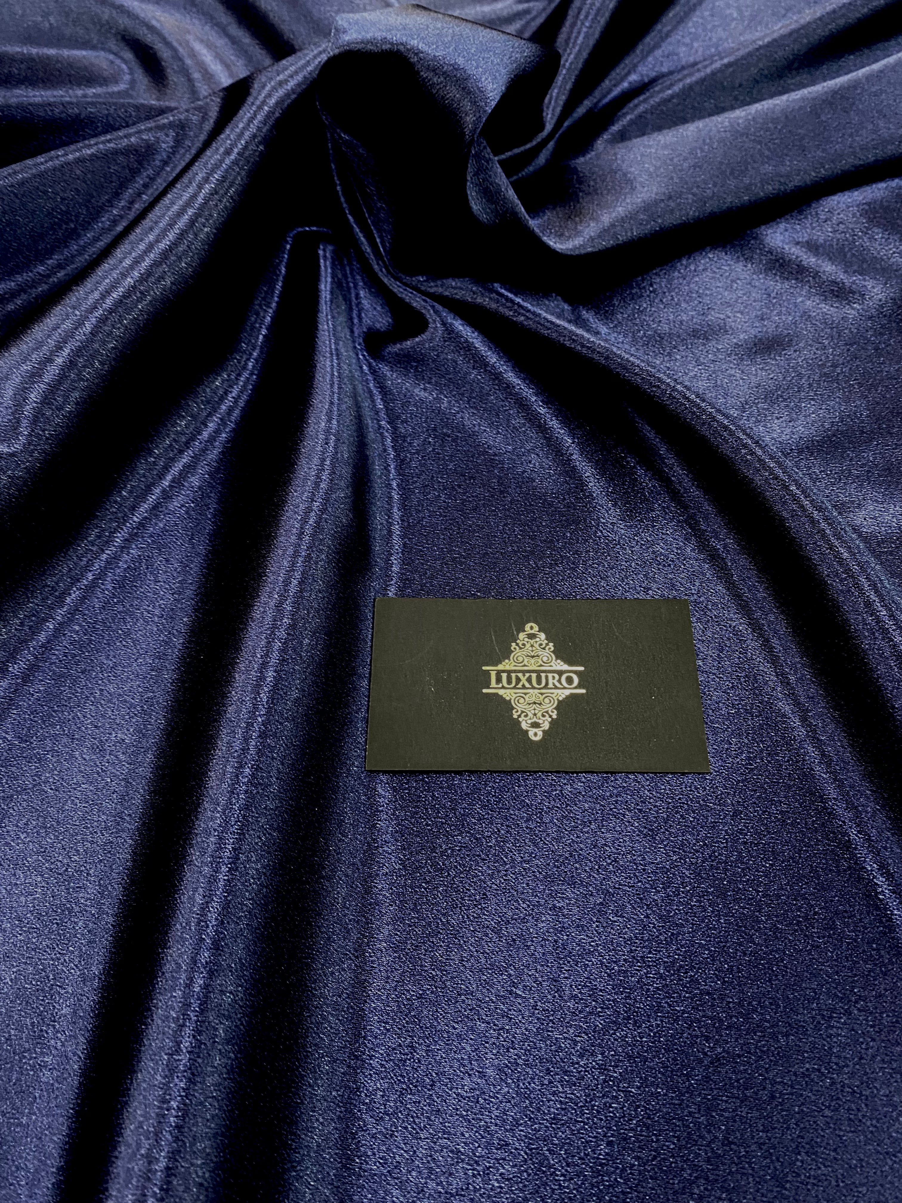 Tafta Elastica Metalizata Bleumarin