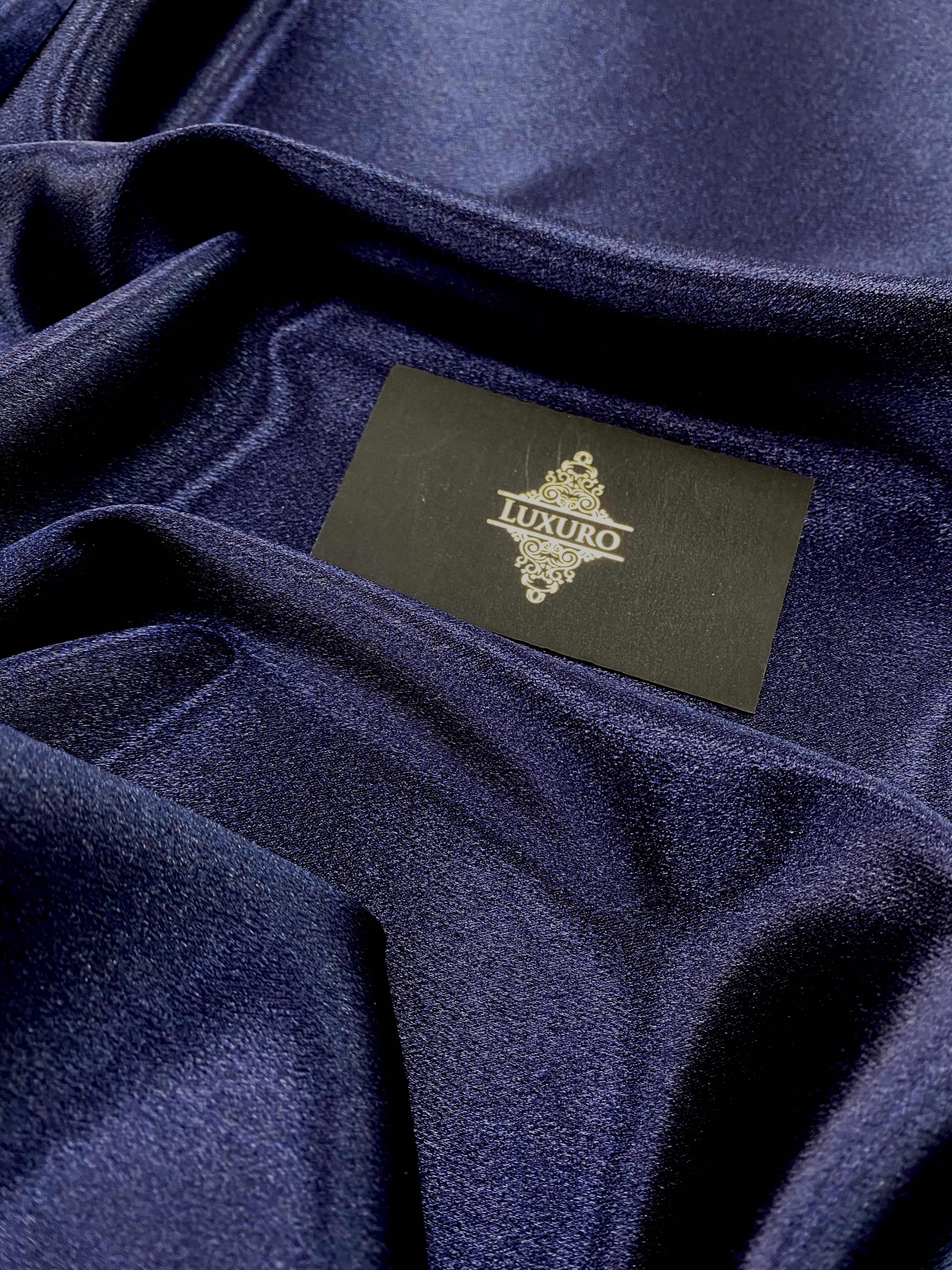 Tafta Elastica Metalizata Bleumarin