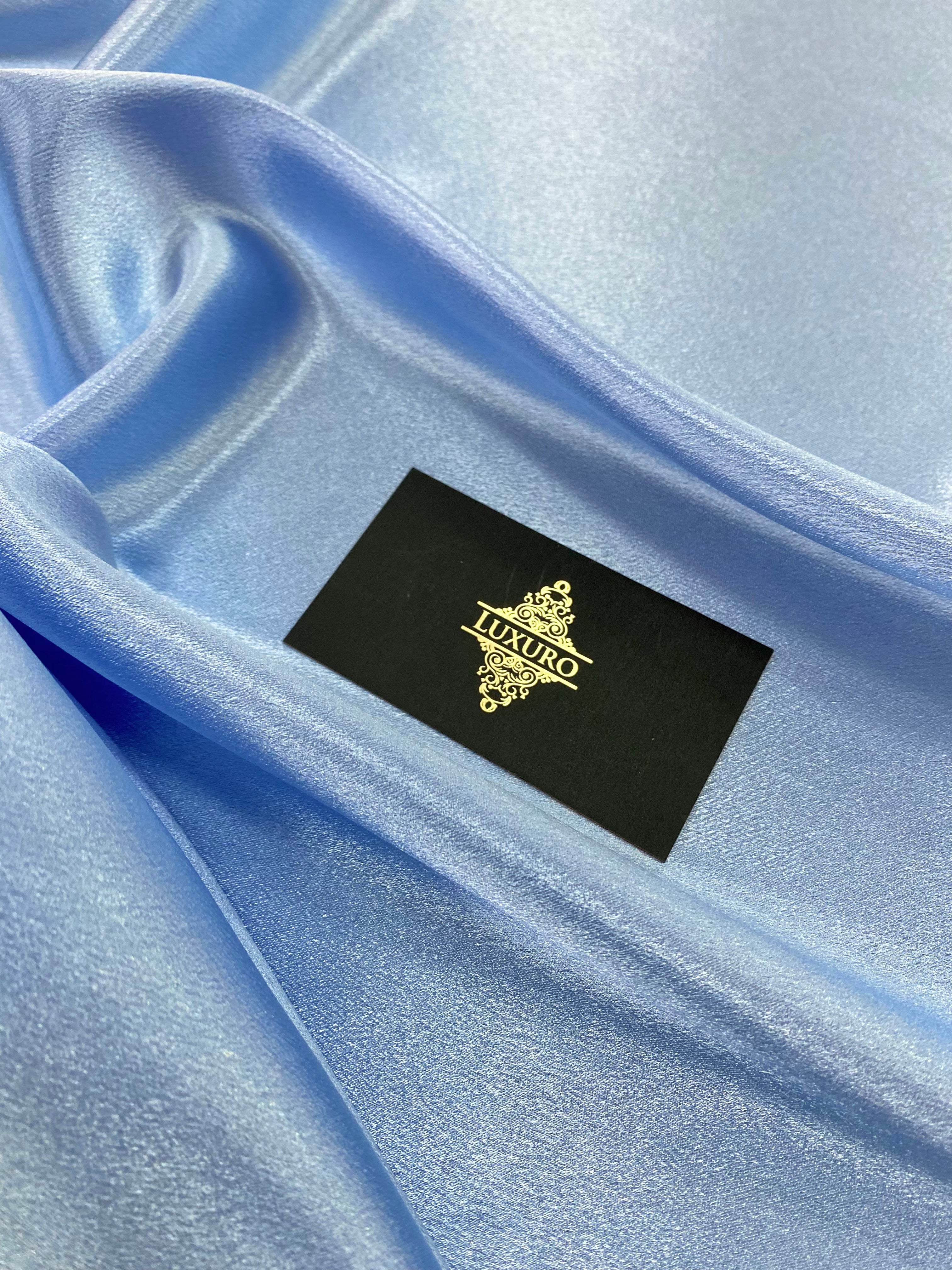 Tafta Elastica Metalizata Baby Blue