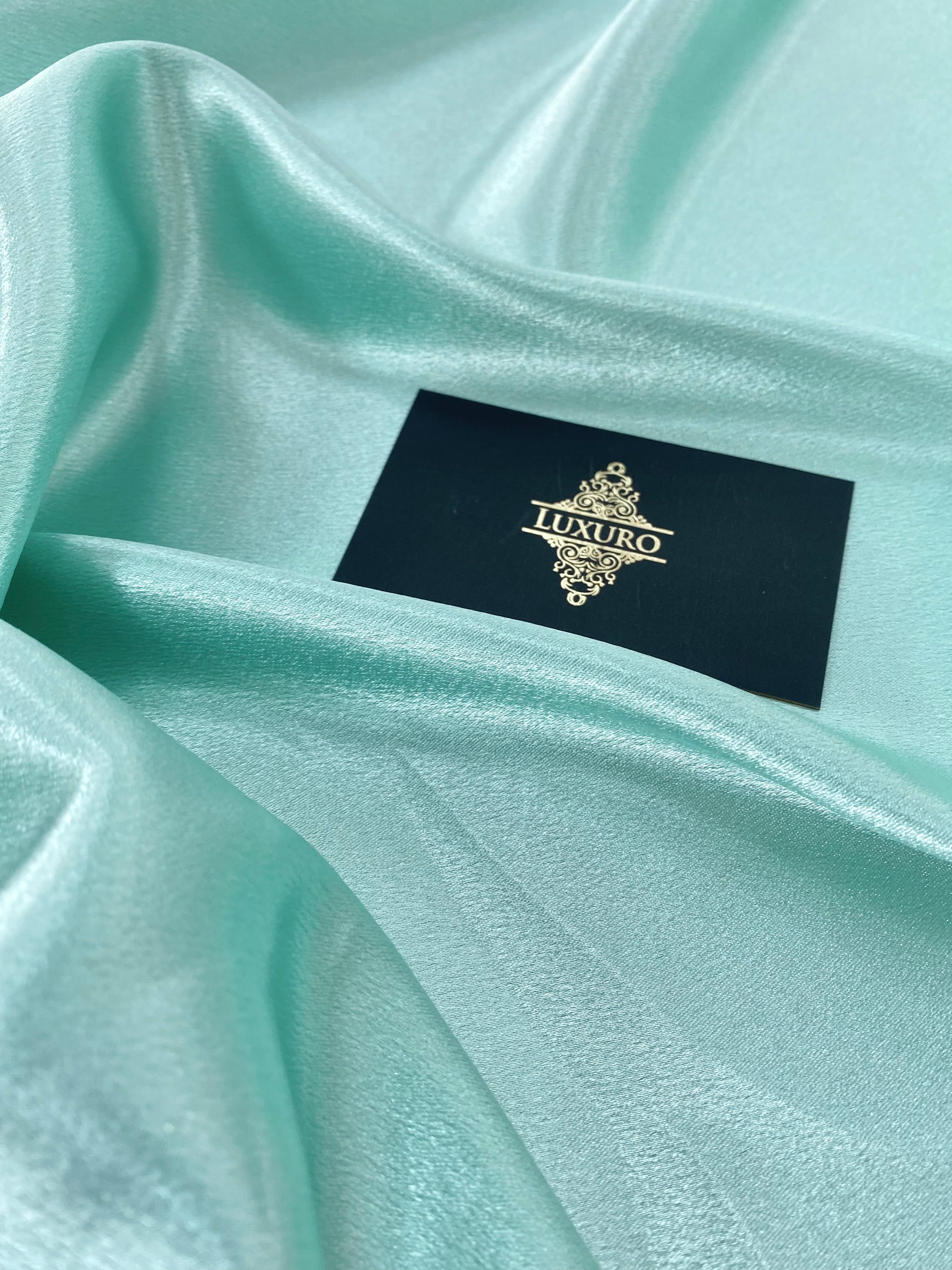 Tafta Elastica Metalizata Turcoaz Deschis