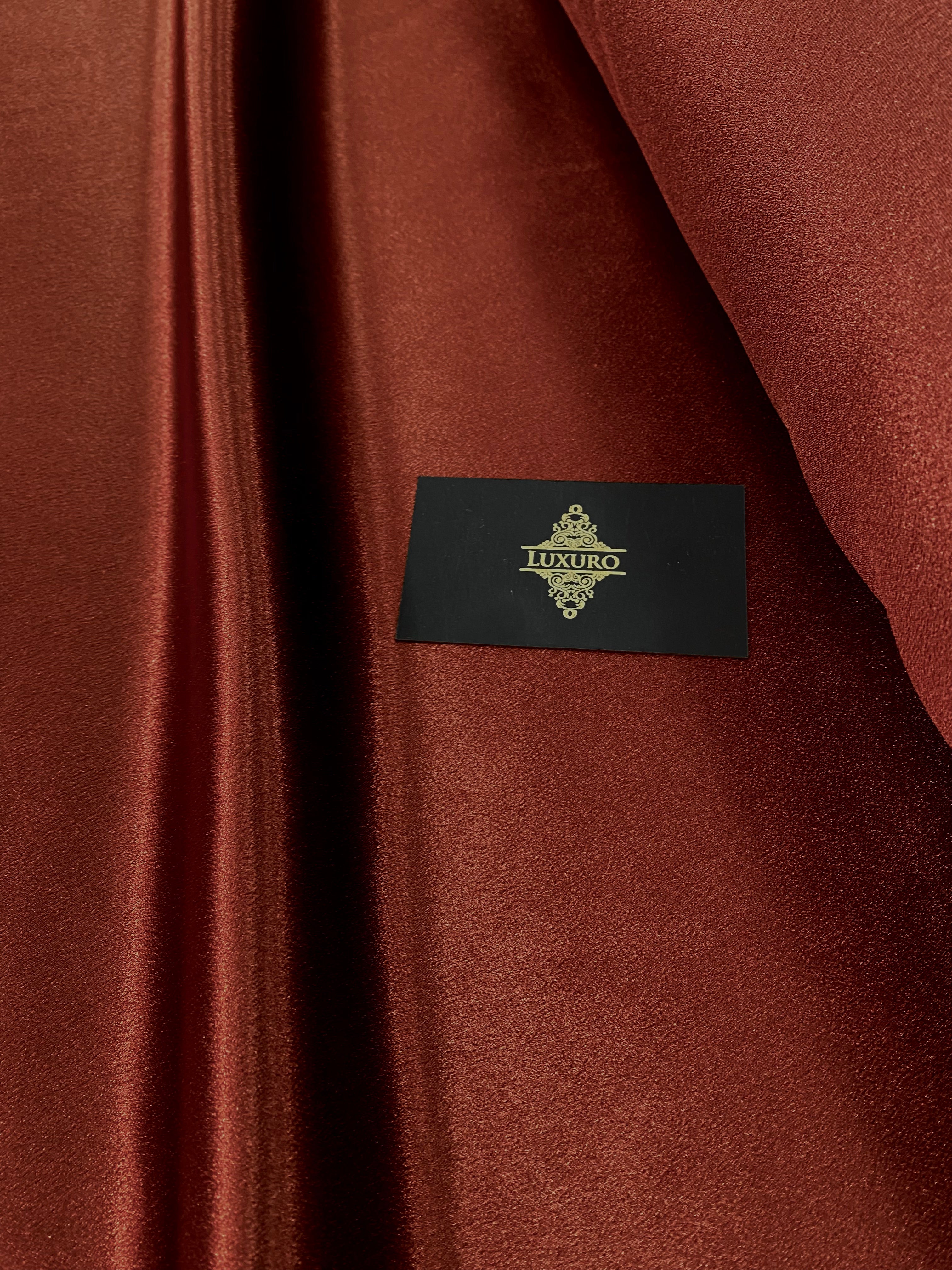 Tafta Elastica Metalizata Teracota Inchis