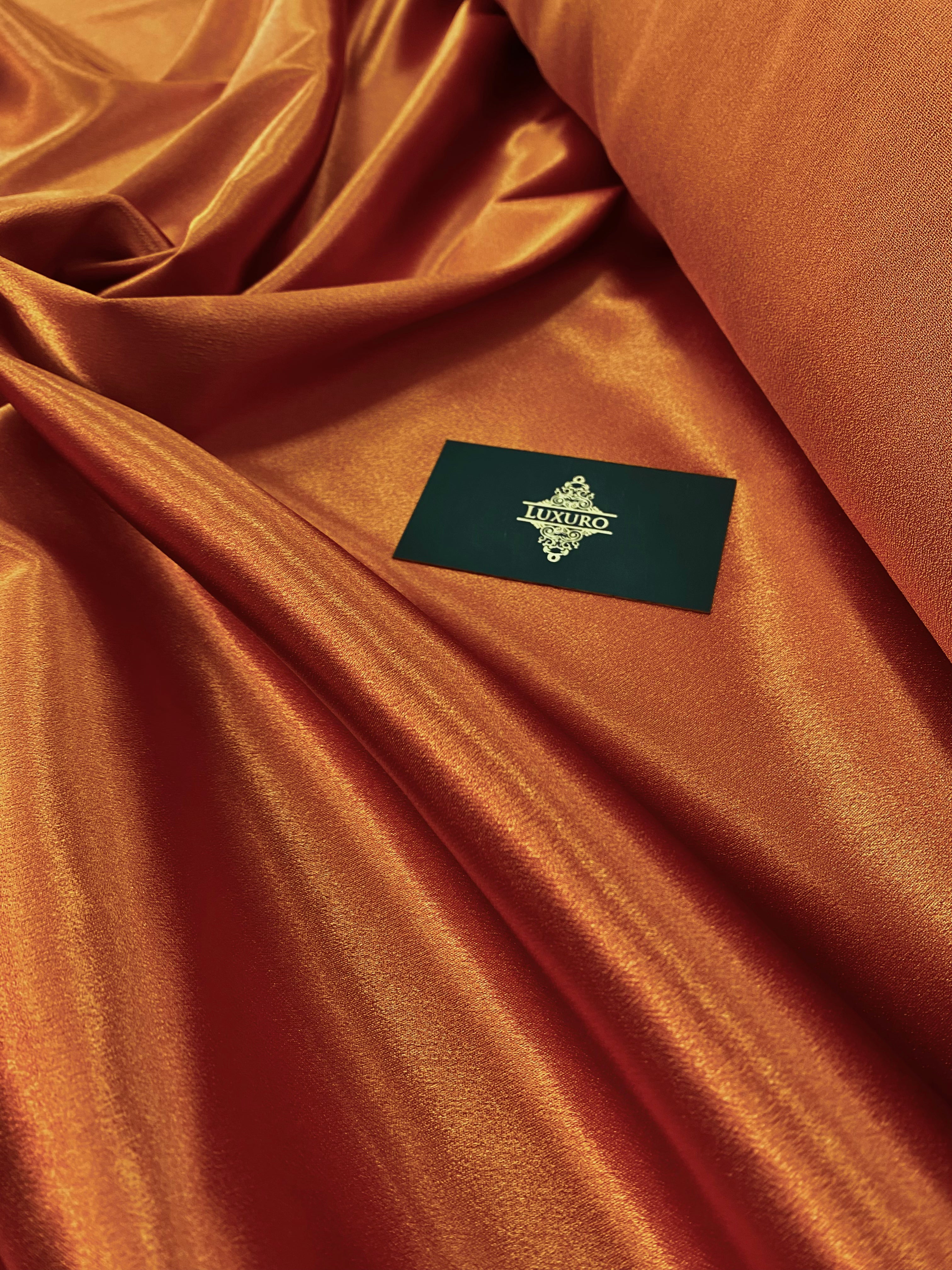 Tafta Elastica Metalizata Teracota Deschis