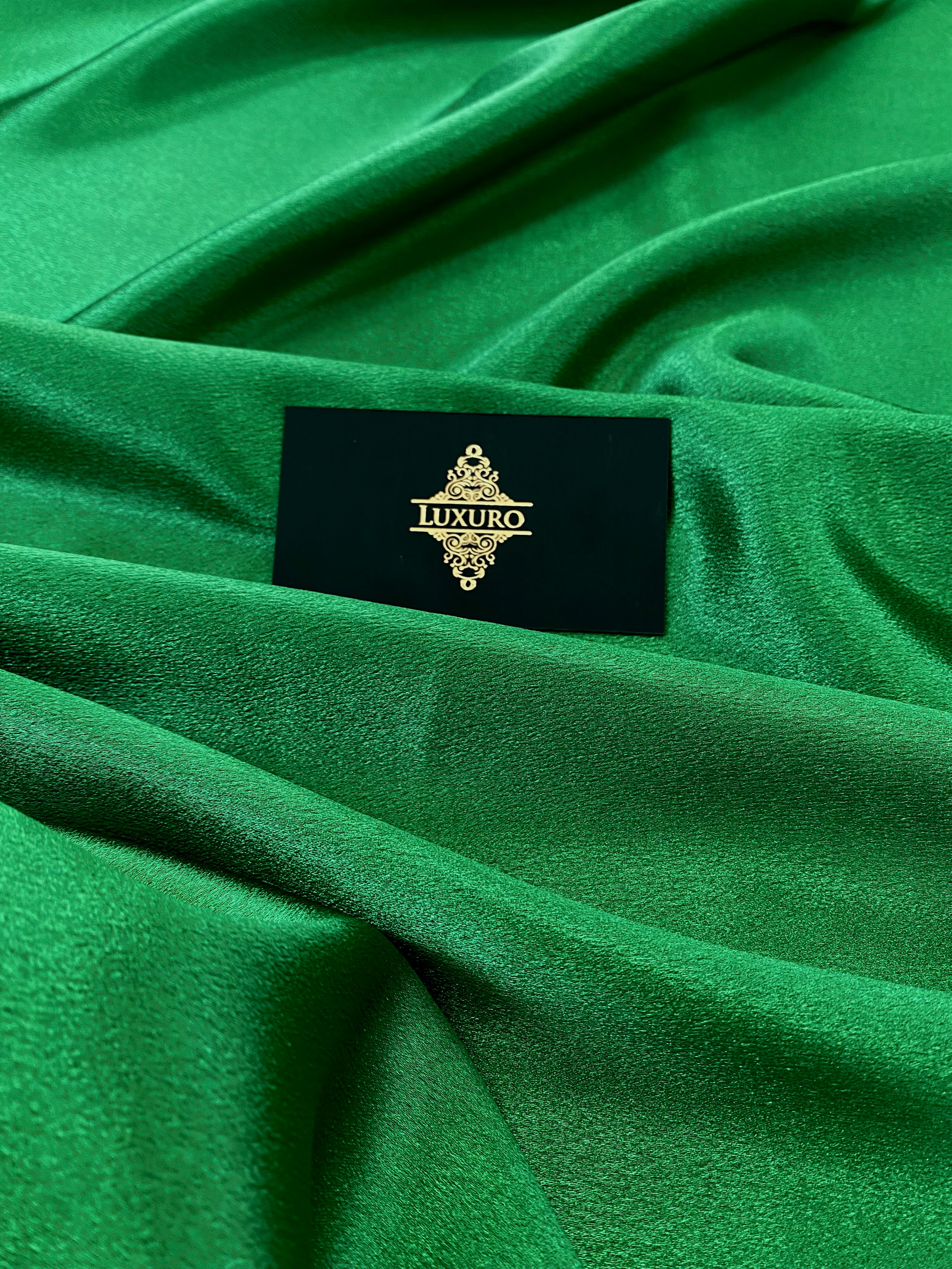 Tafta Elastica Metalizata Verde