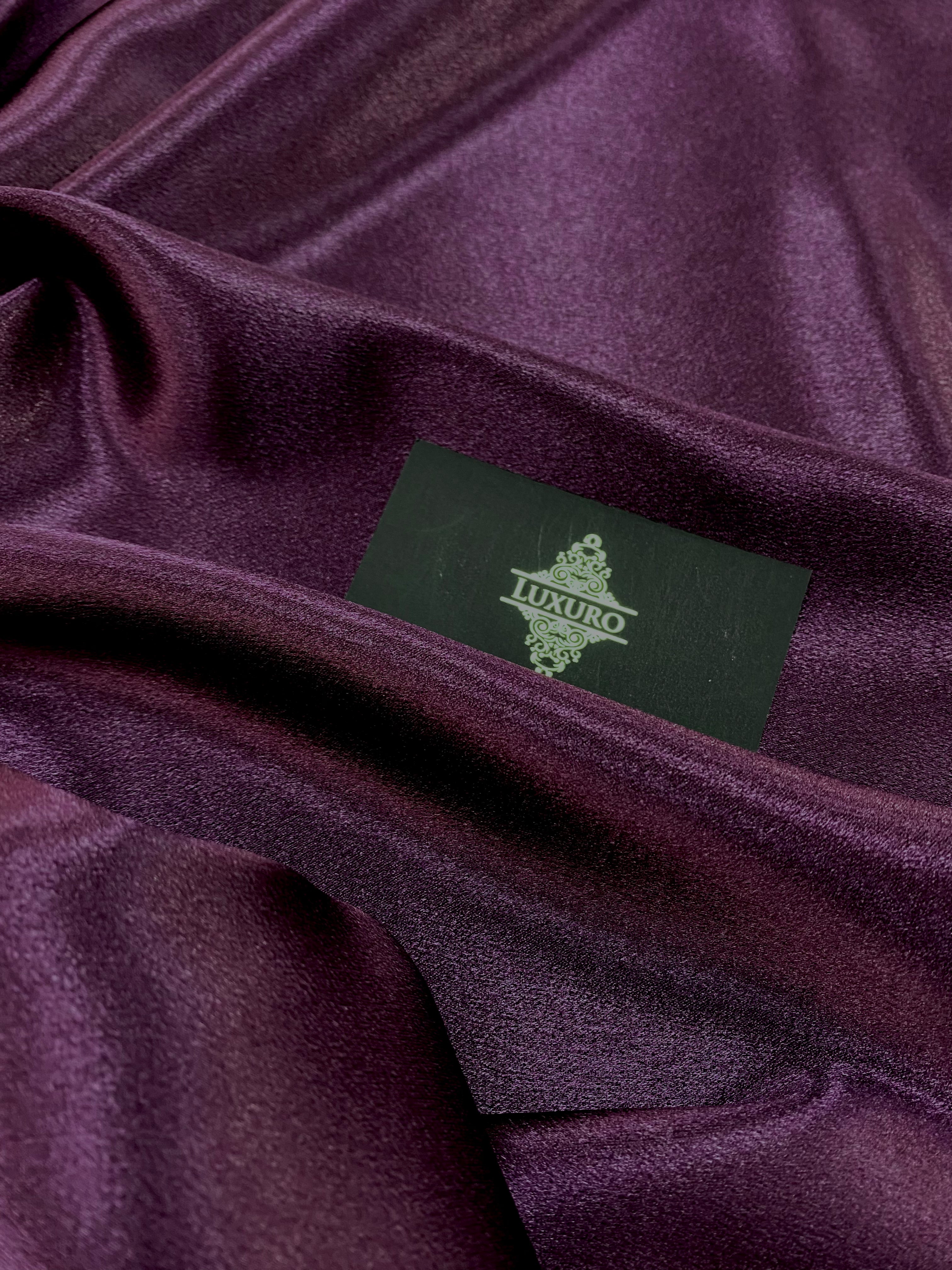 Tafta Elastica Metalizata Mov Inchis