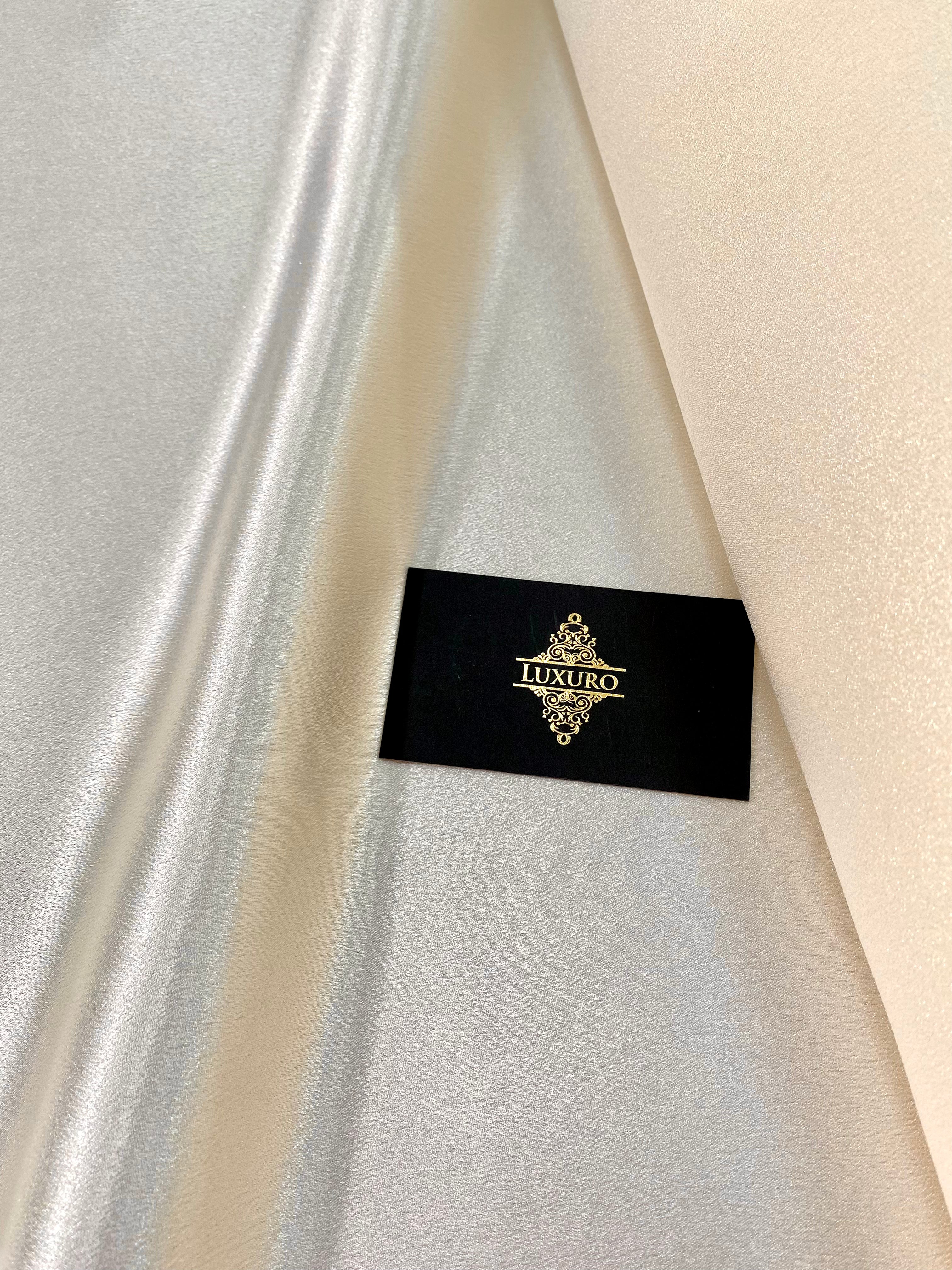 Tafta Elastica Metalizata Crem Deschis