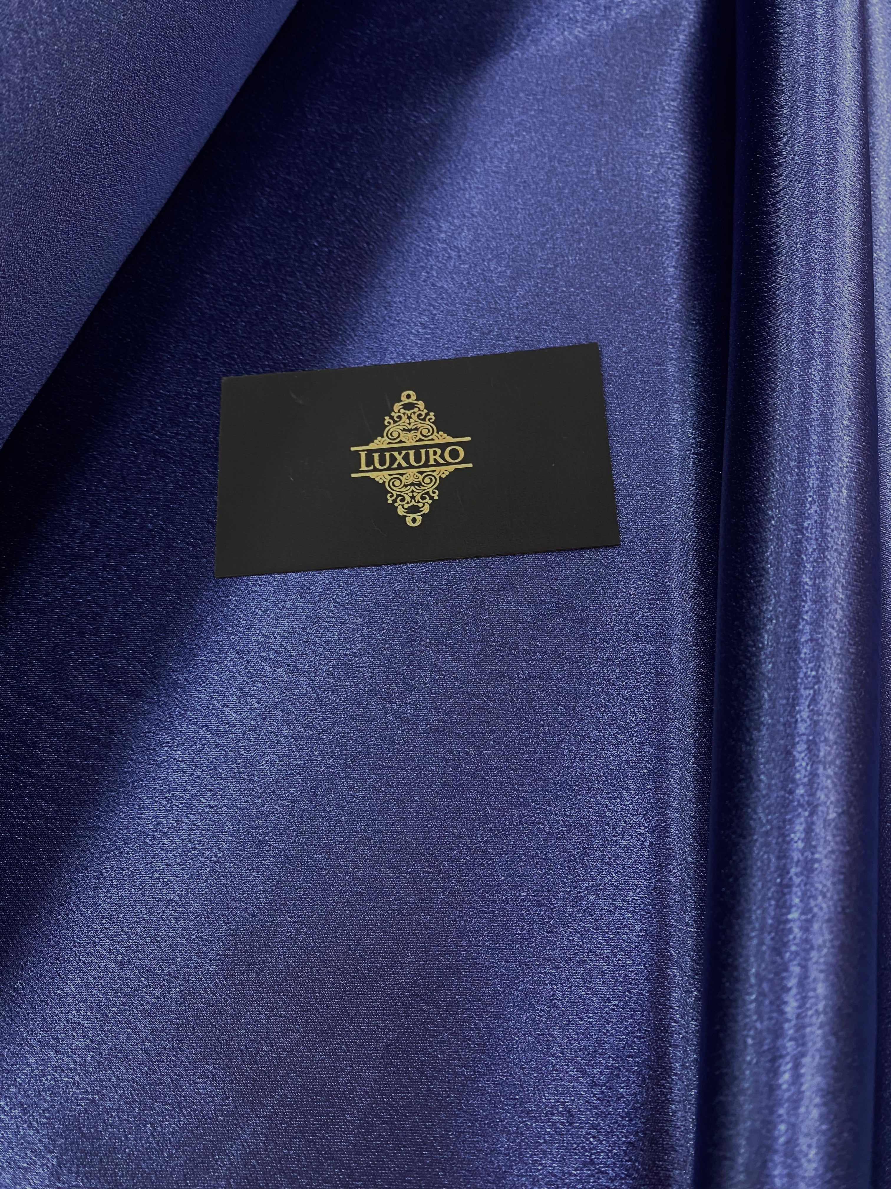 Tafta Elastica Metalizata Albastru Marin