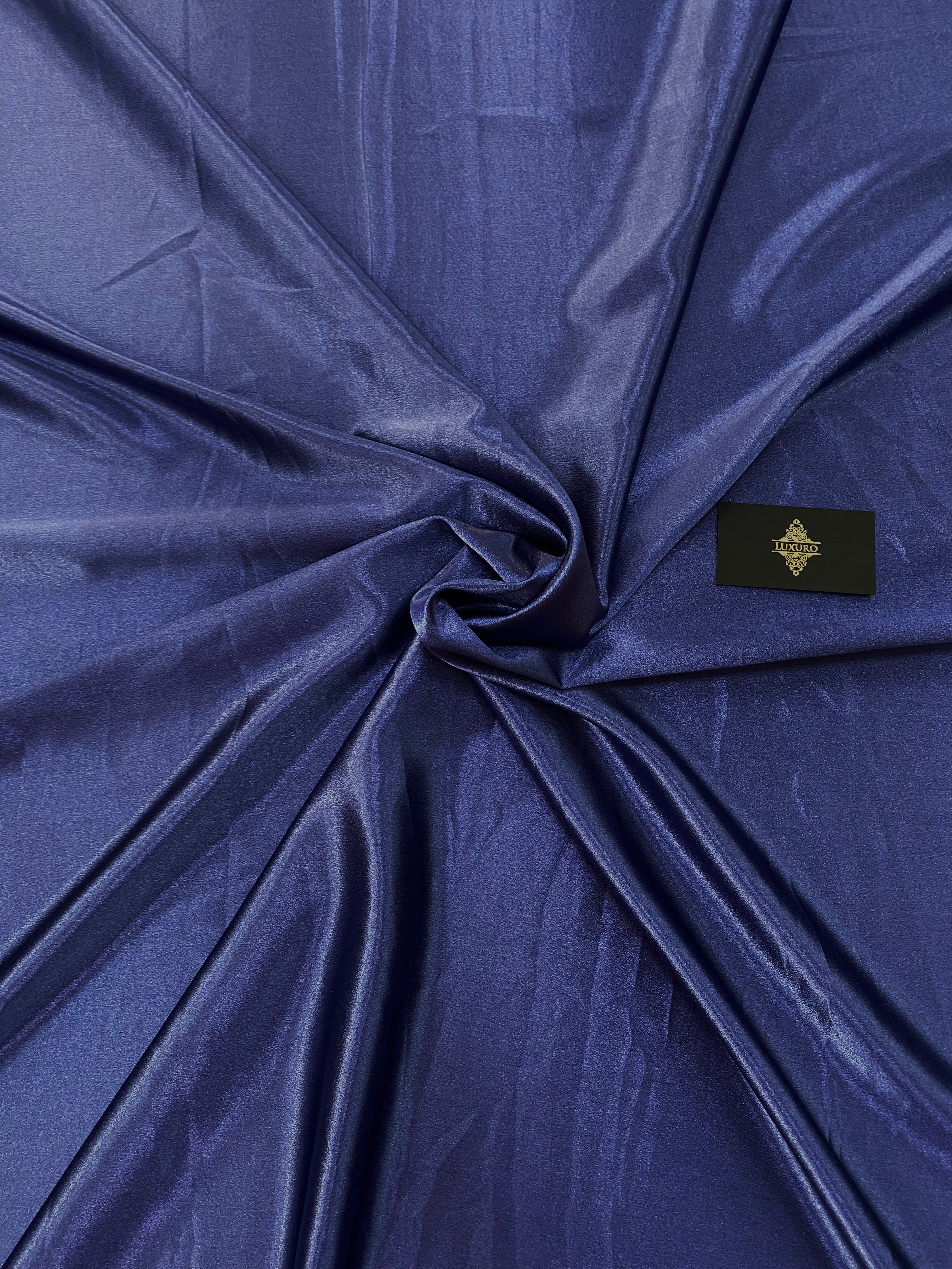 Tafta Elastica Metalizata Albastru Marin