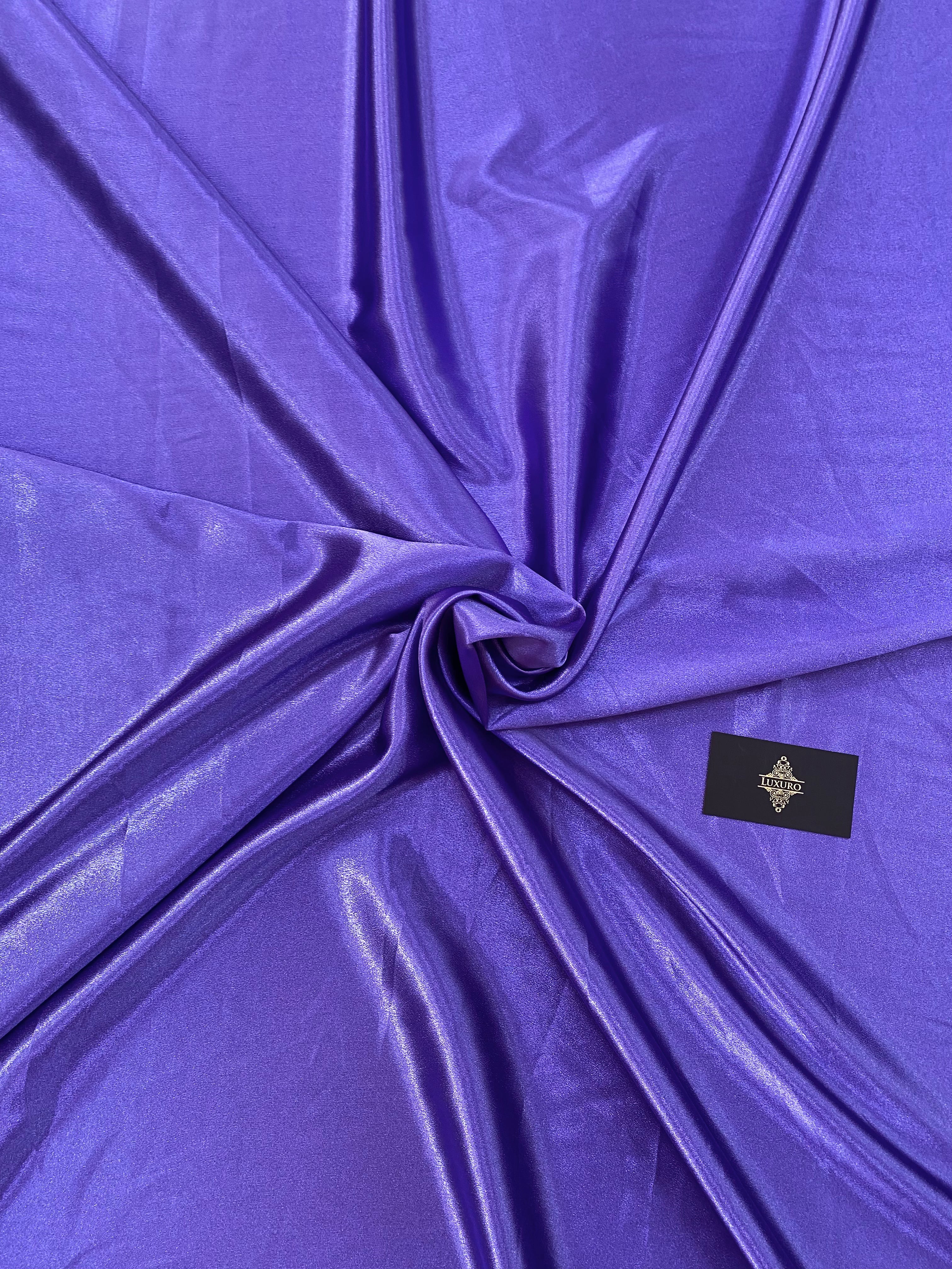 Tafta Elastica Metalizata Indigo