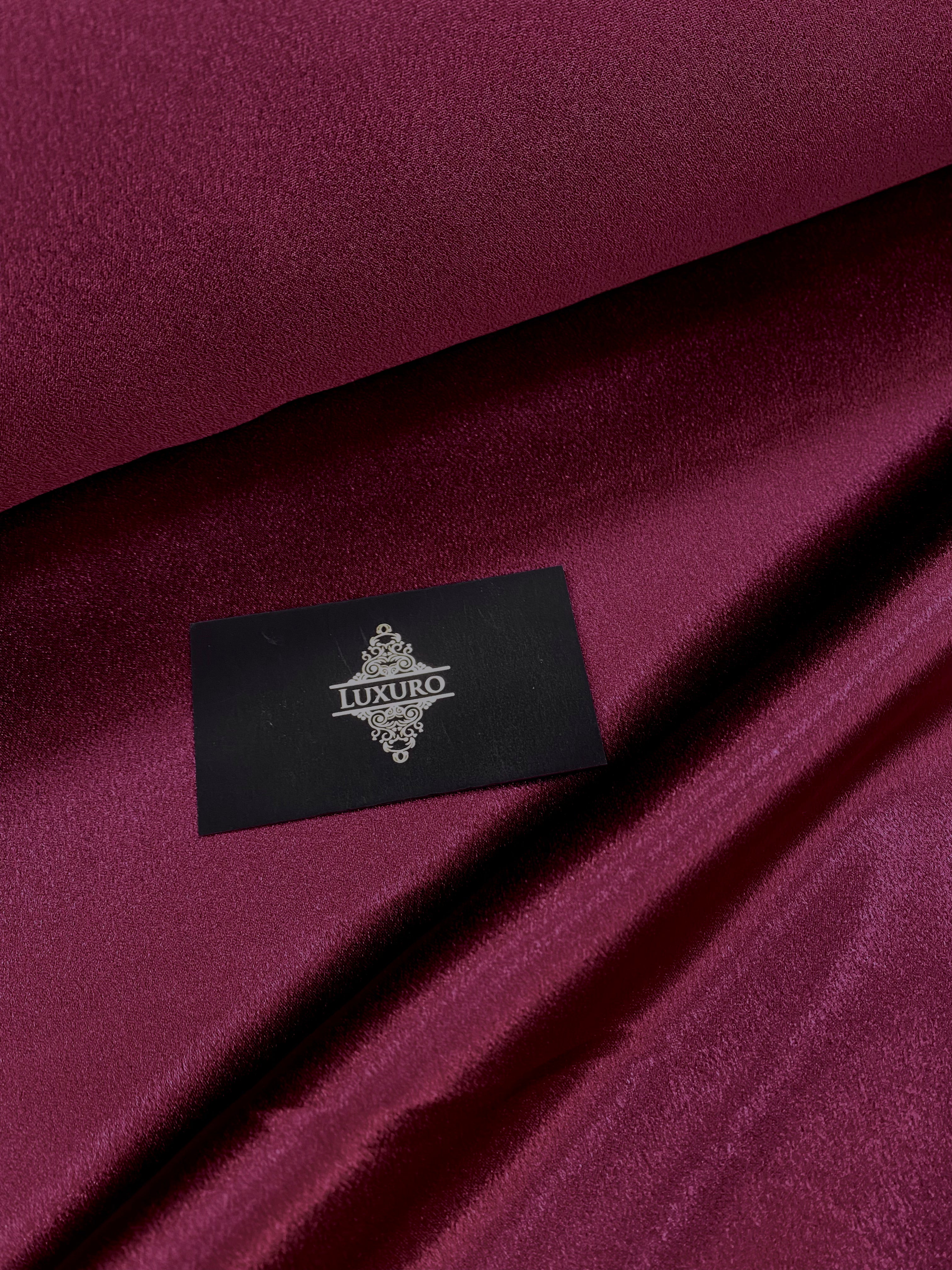 Tafta Elastica Metalizata Burgundy