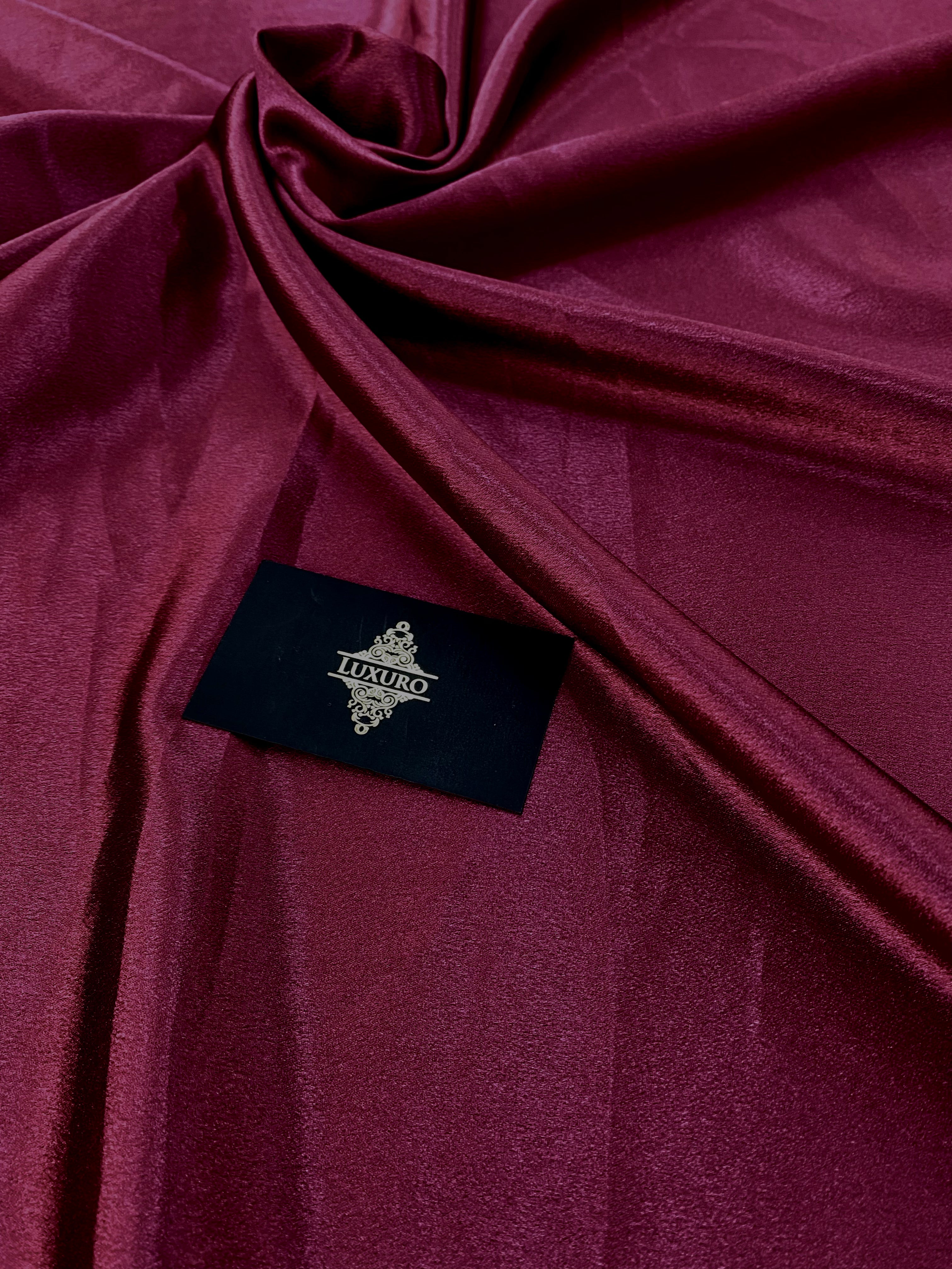 Tafta Elastica Metalizata Burgundy