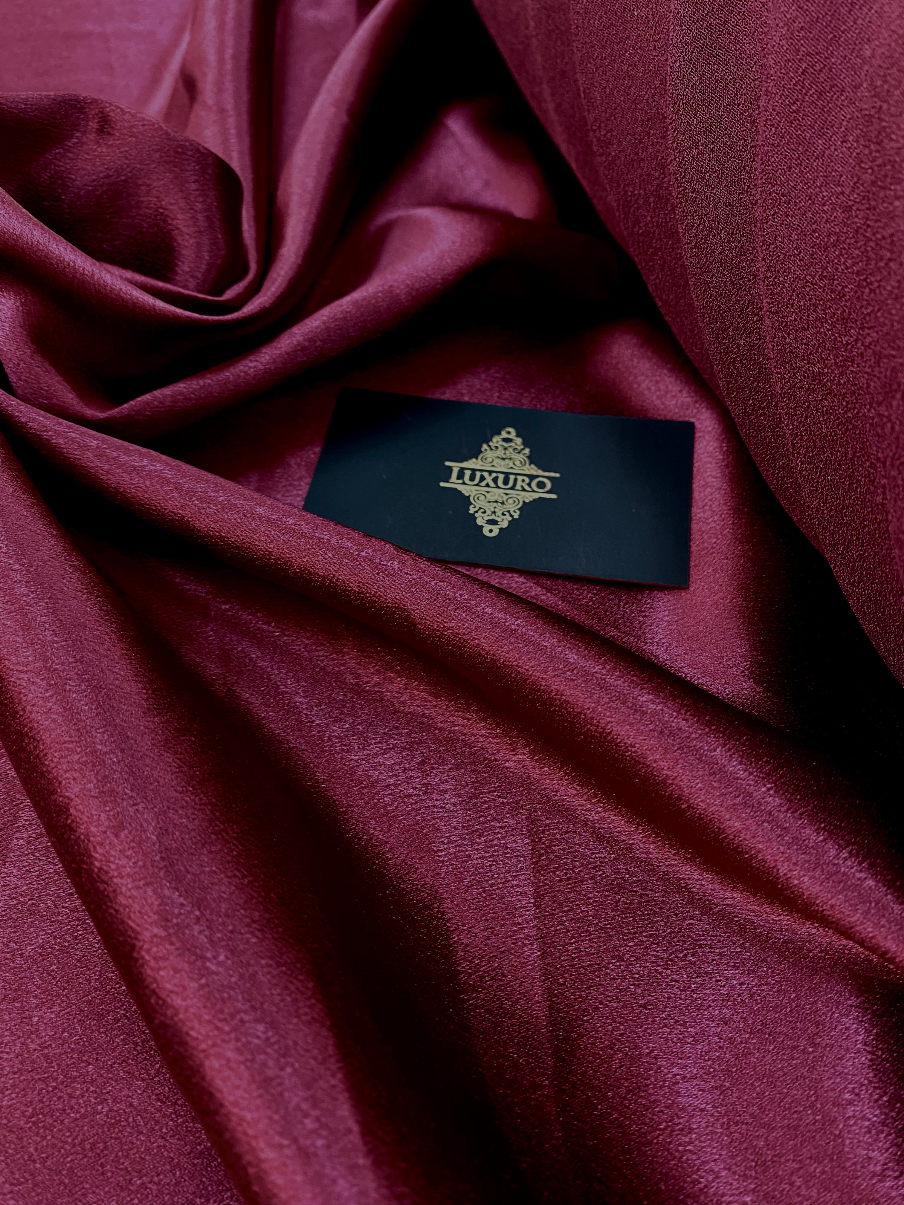 Tafta Elastica Metalizata Burgundy