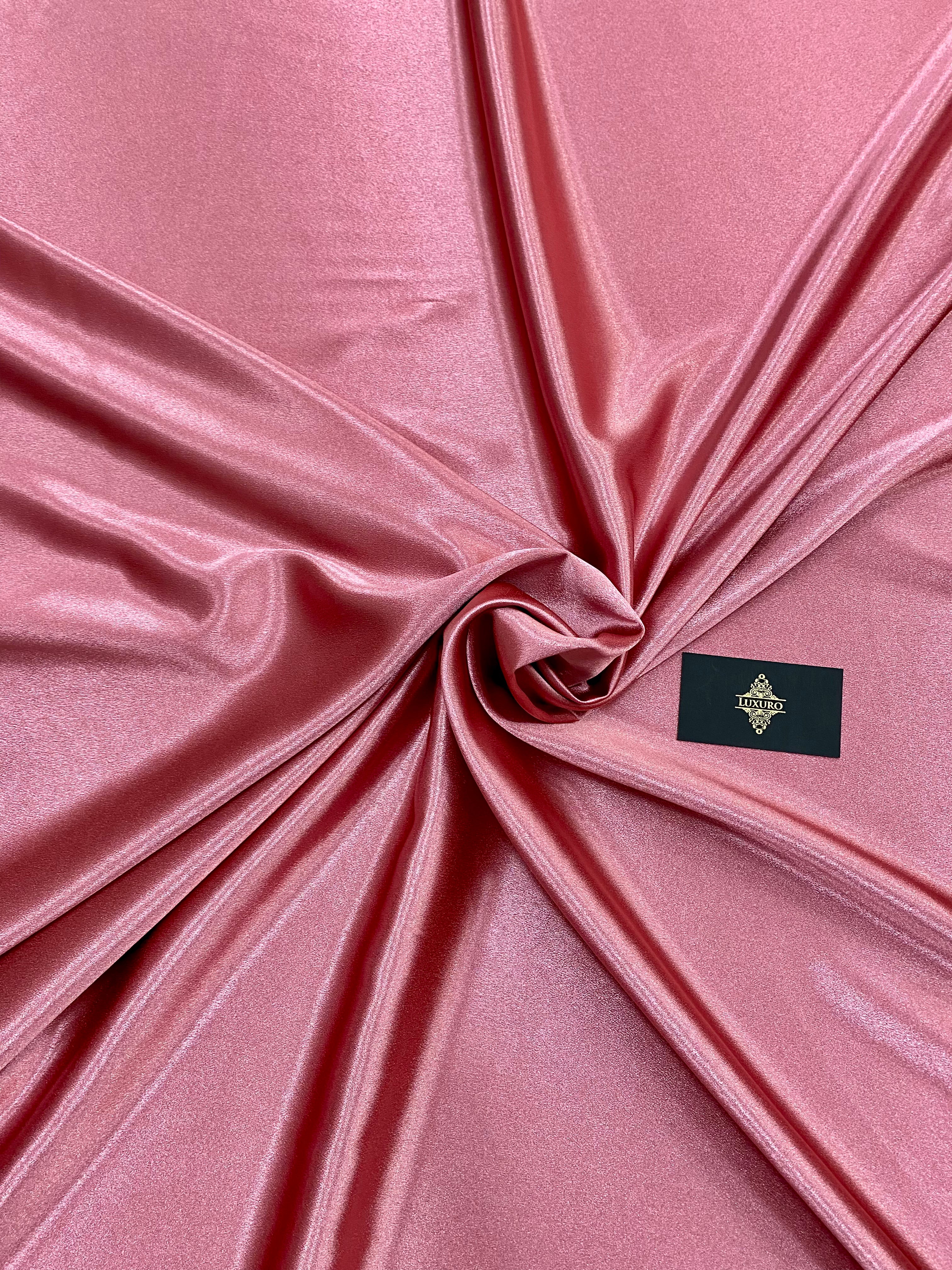 Tafta Elastica Metalizata Roz Trandafiriu Deschis