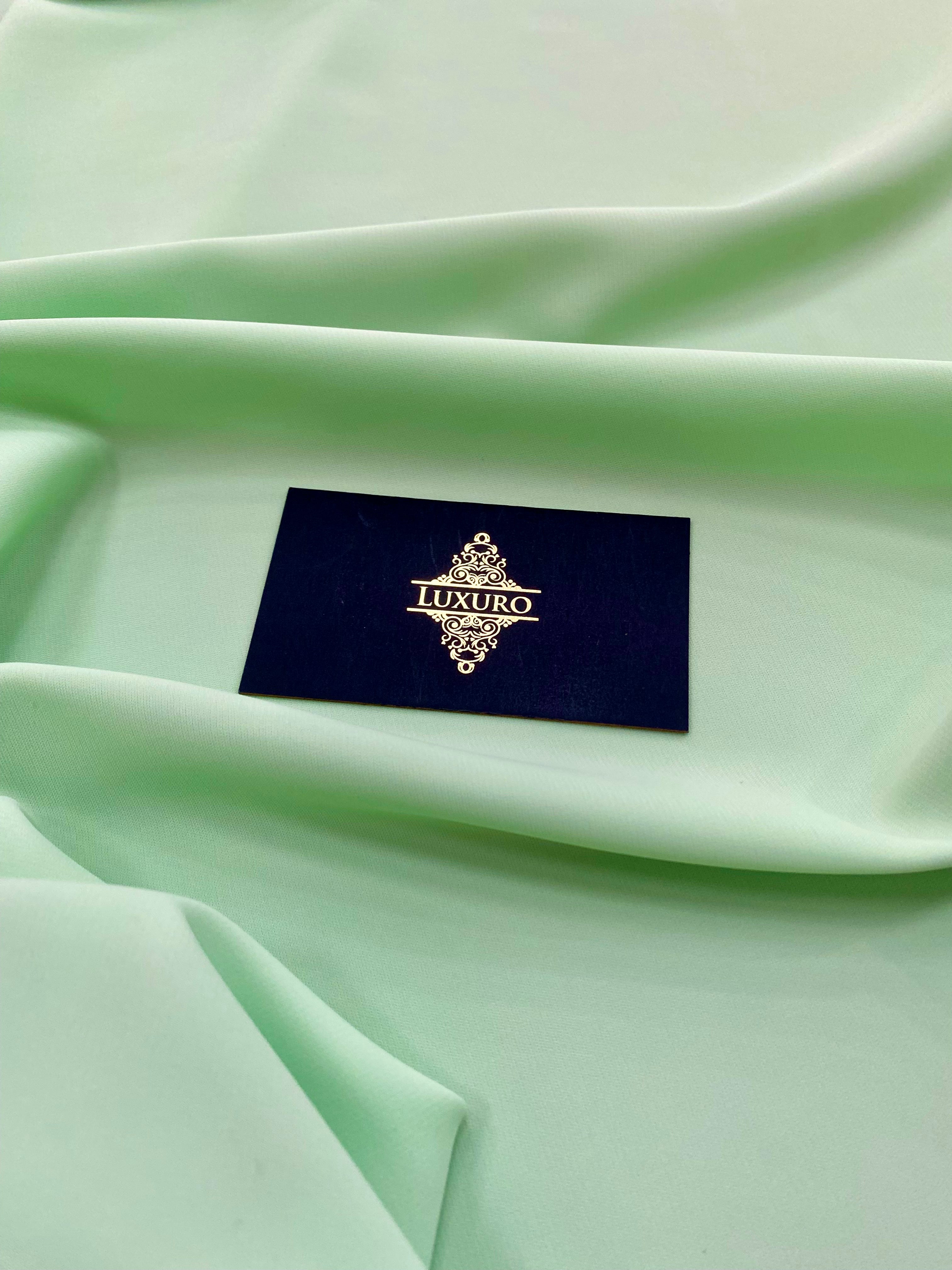 Triplu Voal Elastic Menta