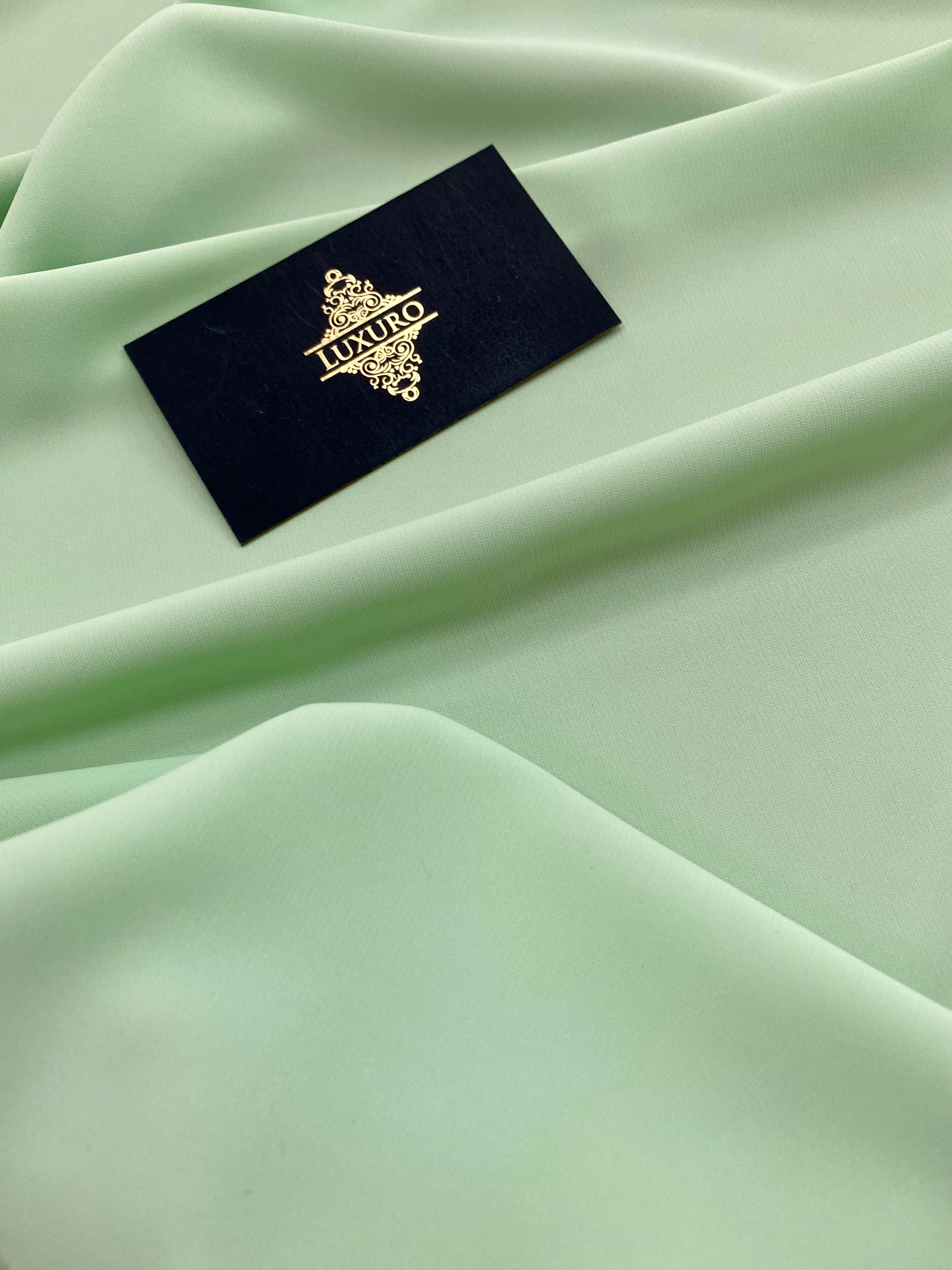 Triplu Voal Elastic Menta