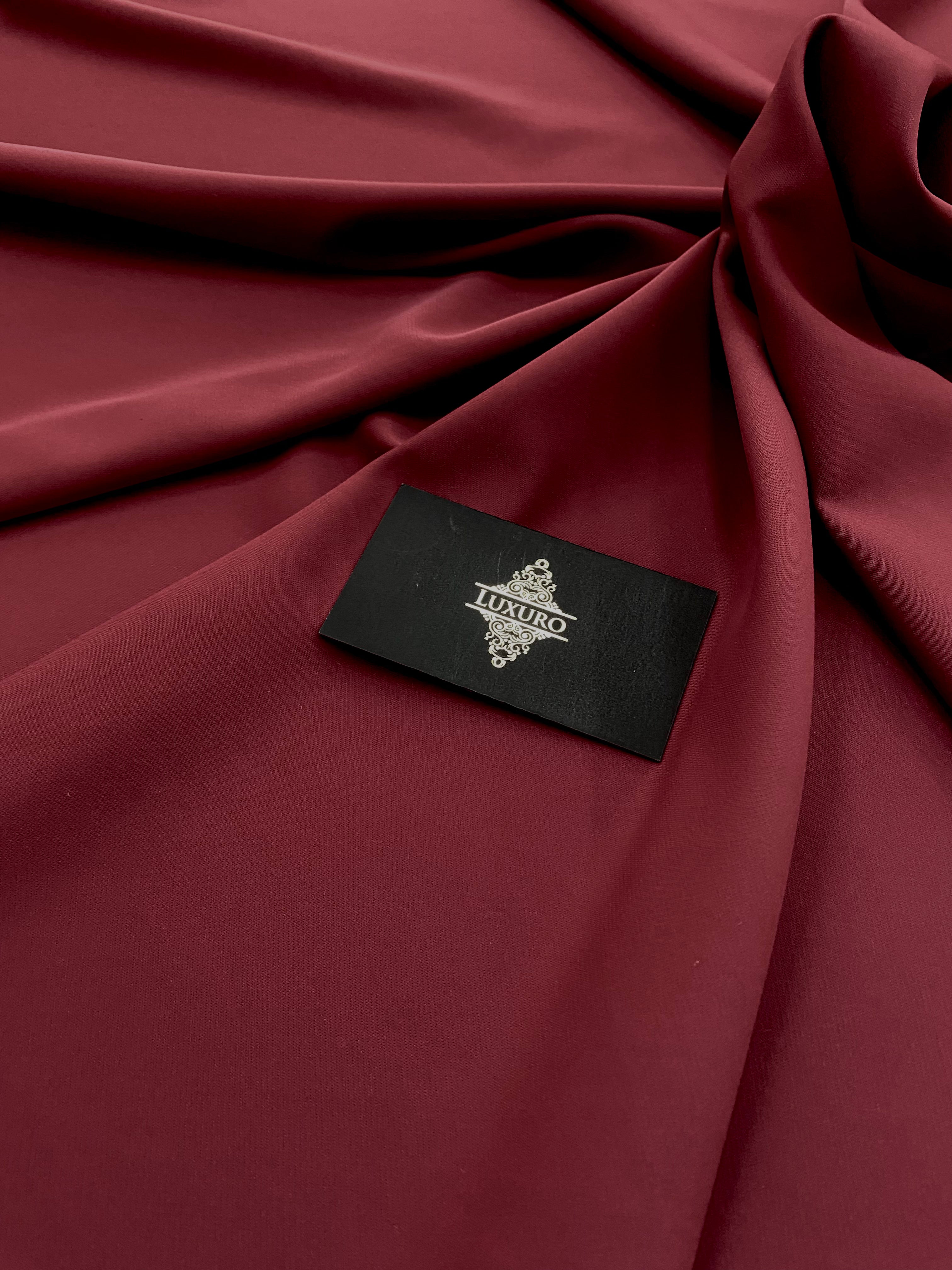 Triplu Voal Elastic Bordeaux