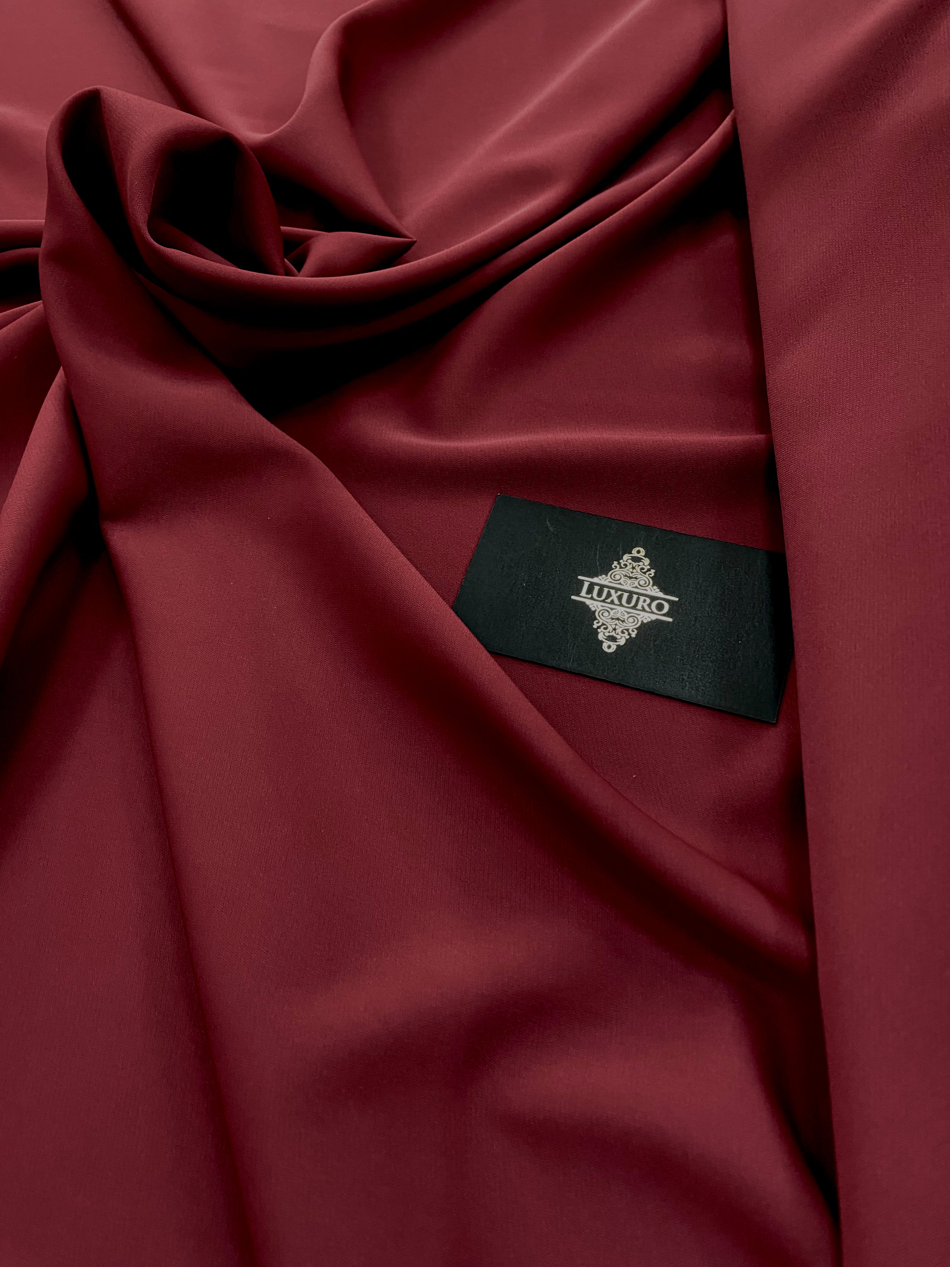 Triplu Voal Elastic Bordeaux