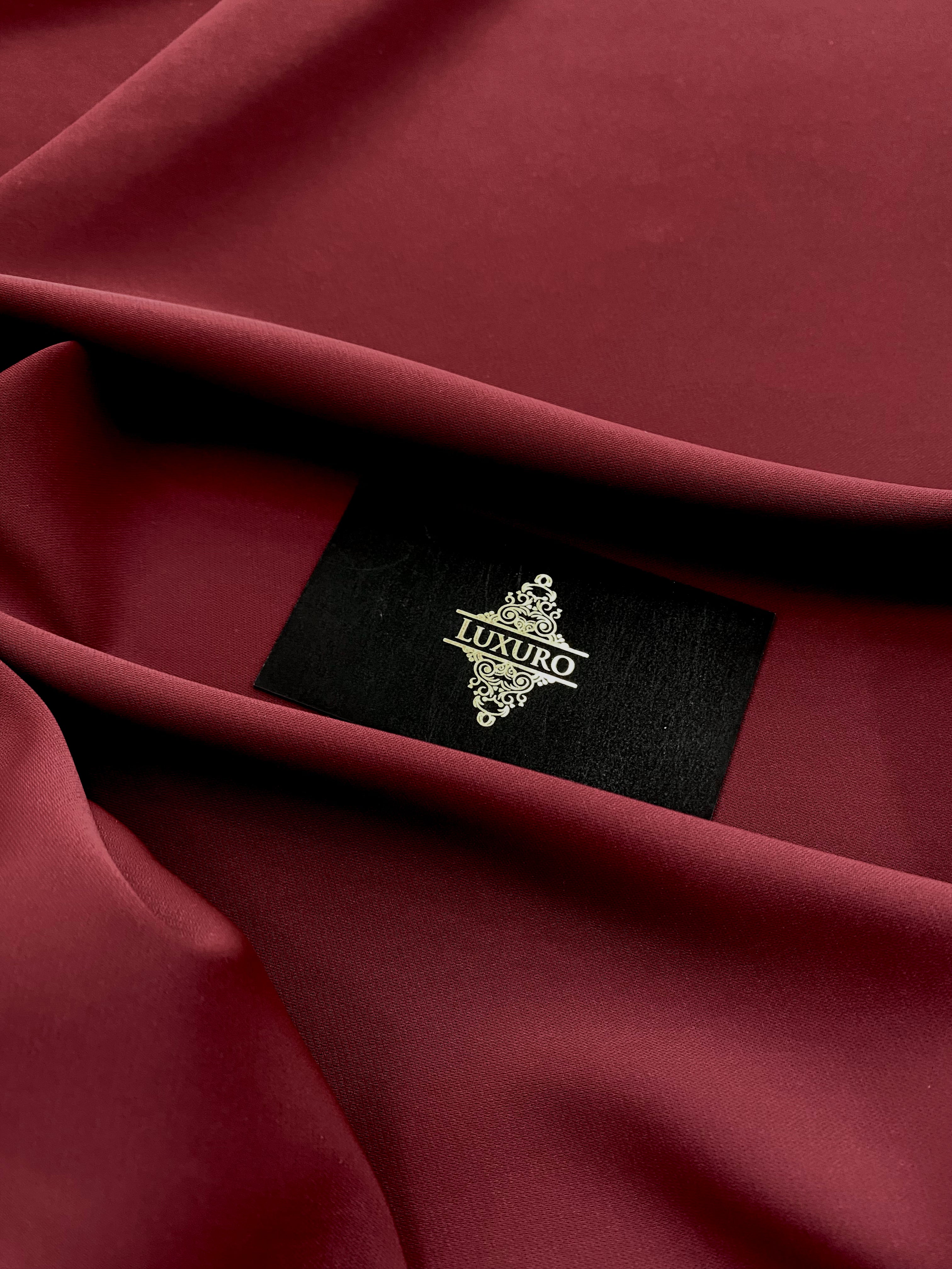 Triplu Voal Elastic Bordeaux