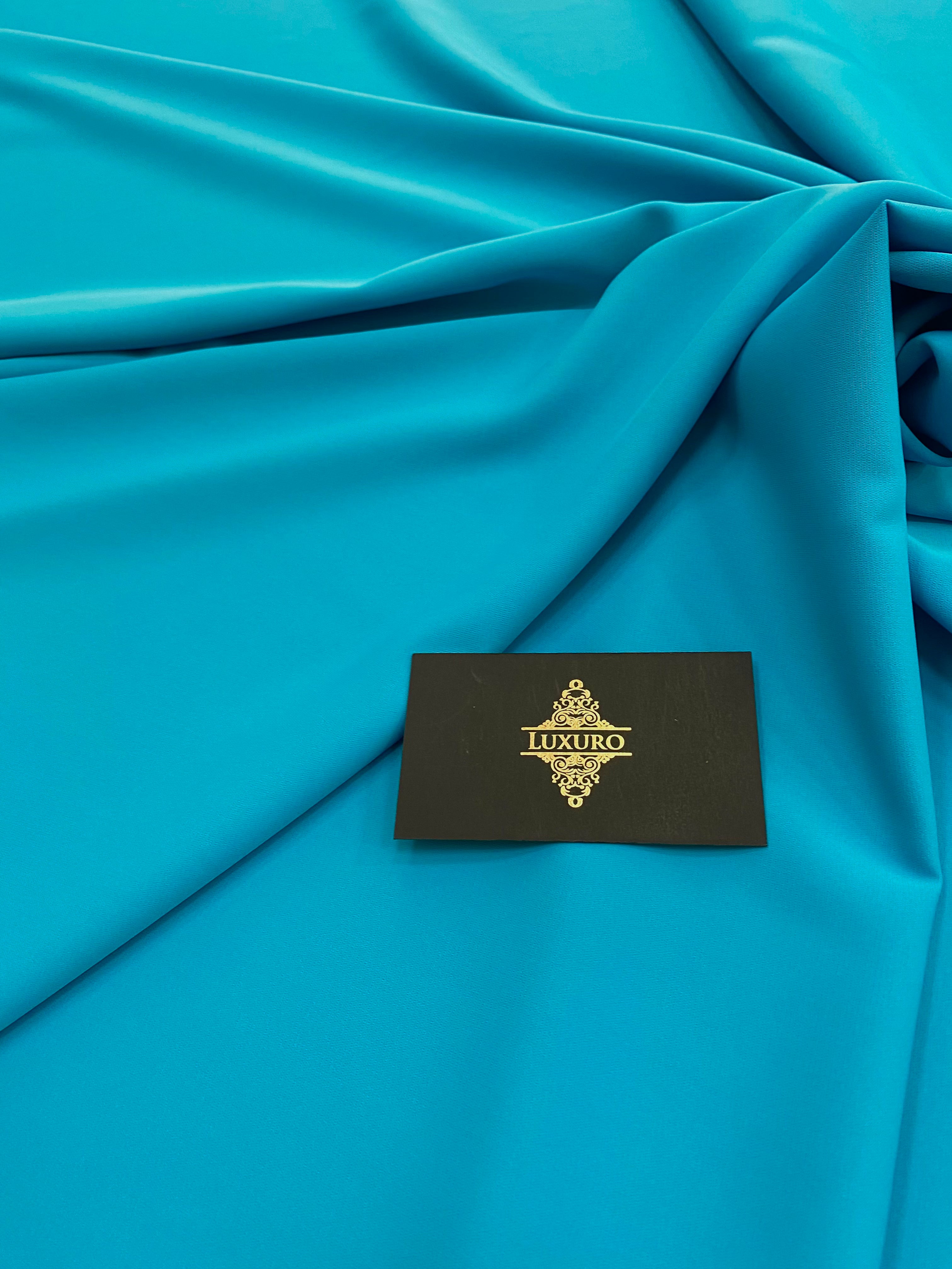 Triplu Voal Elastic Sky Blue