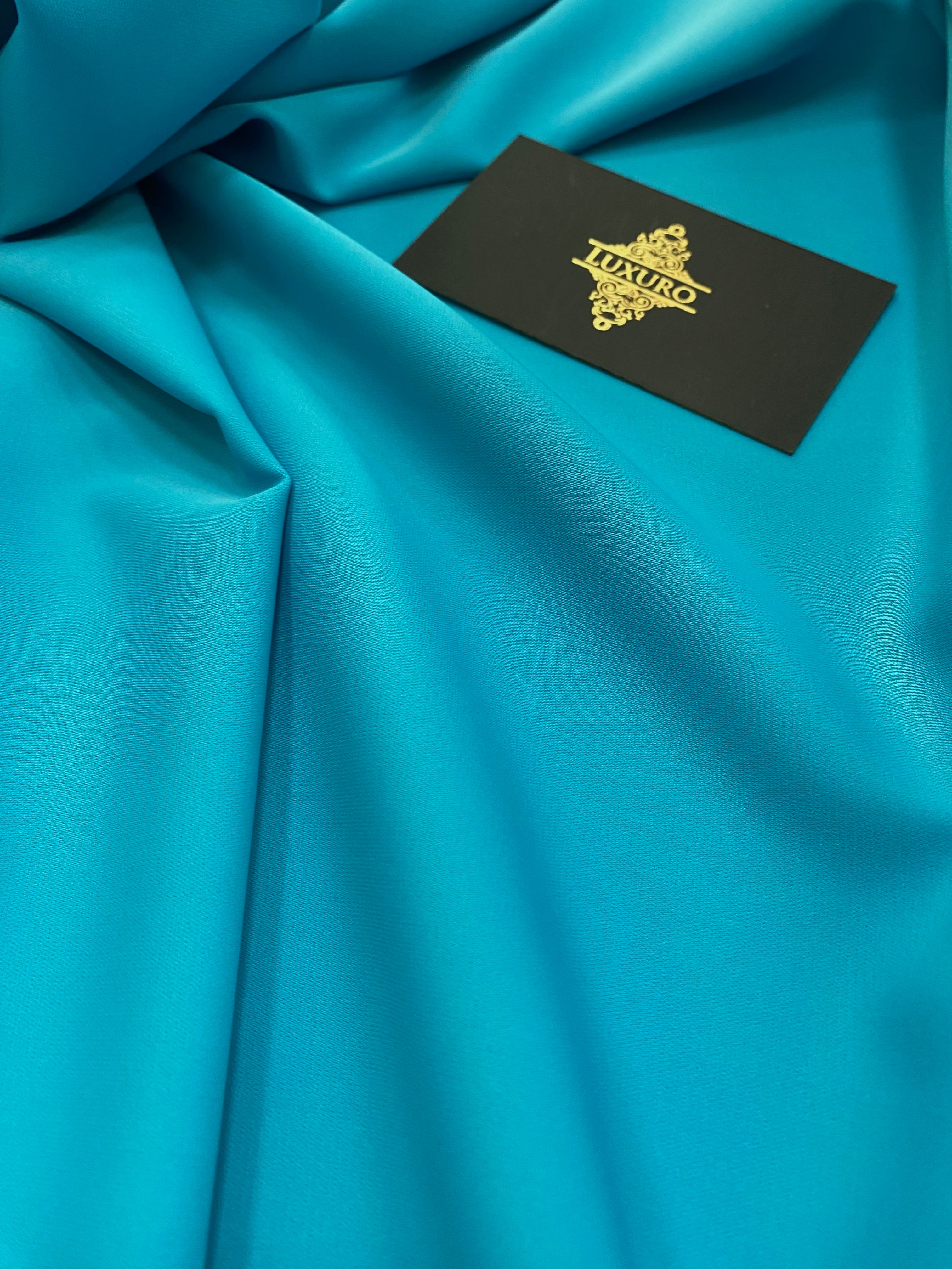 Triplu Voal Elastic Sky Blue