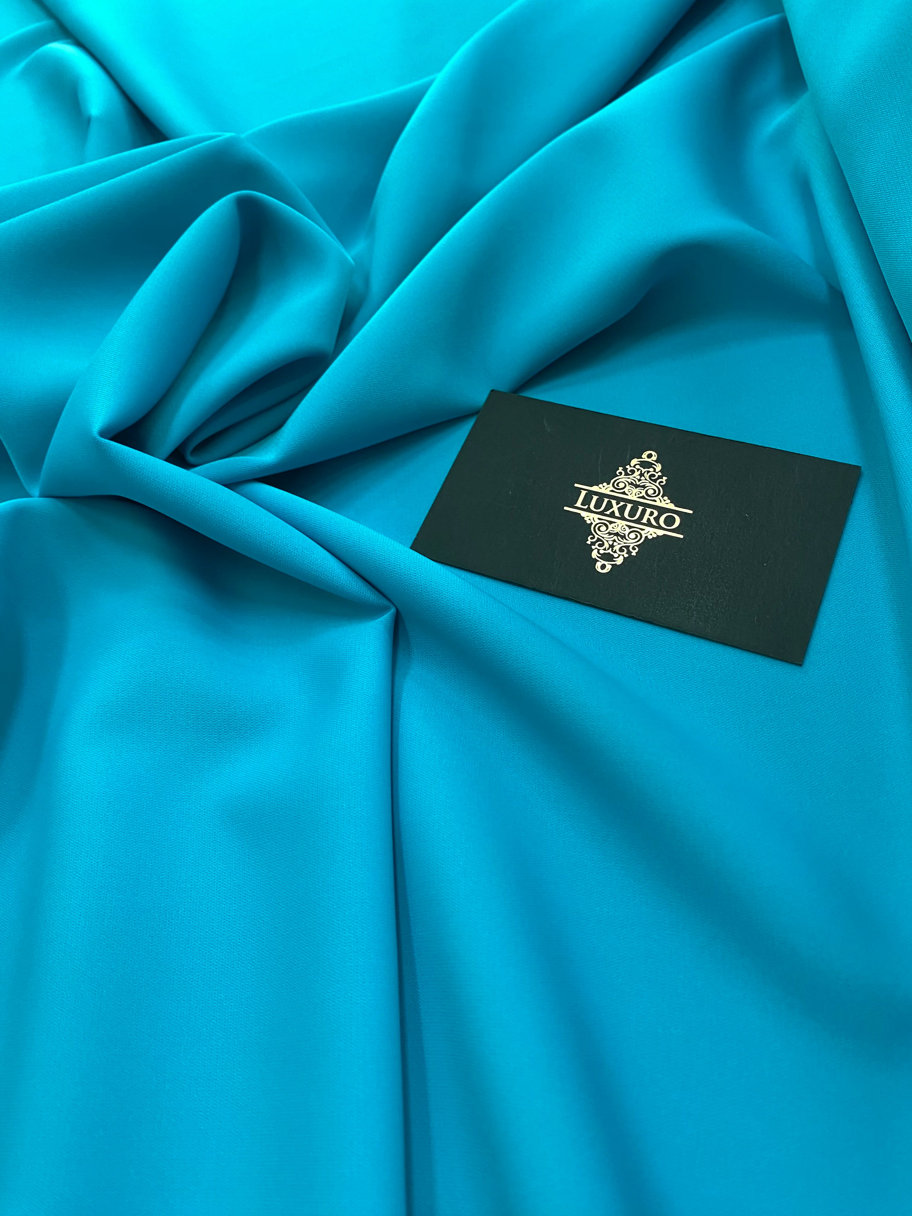 Triplu Voal Elastic Sky Blue