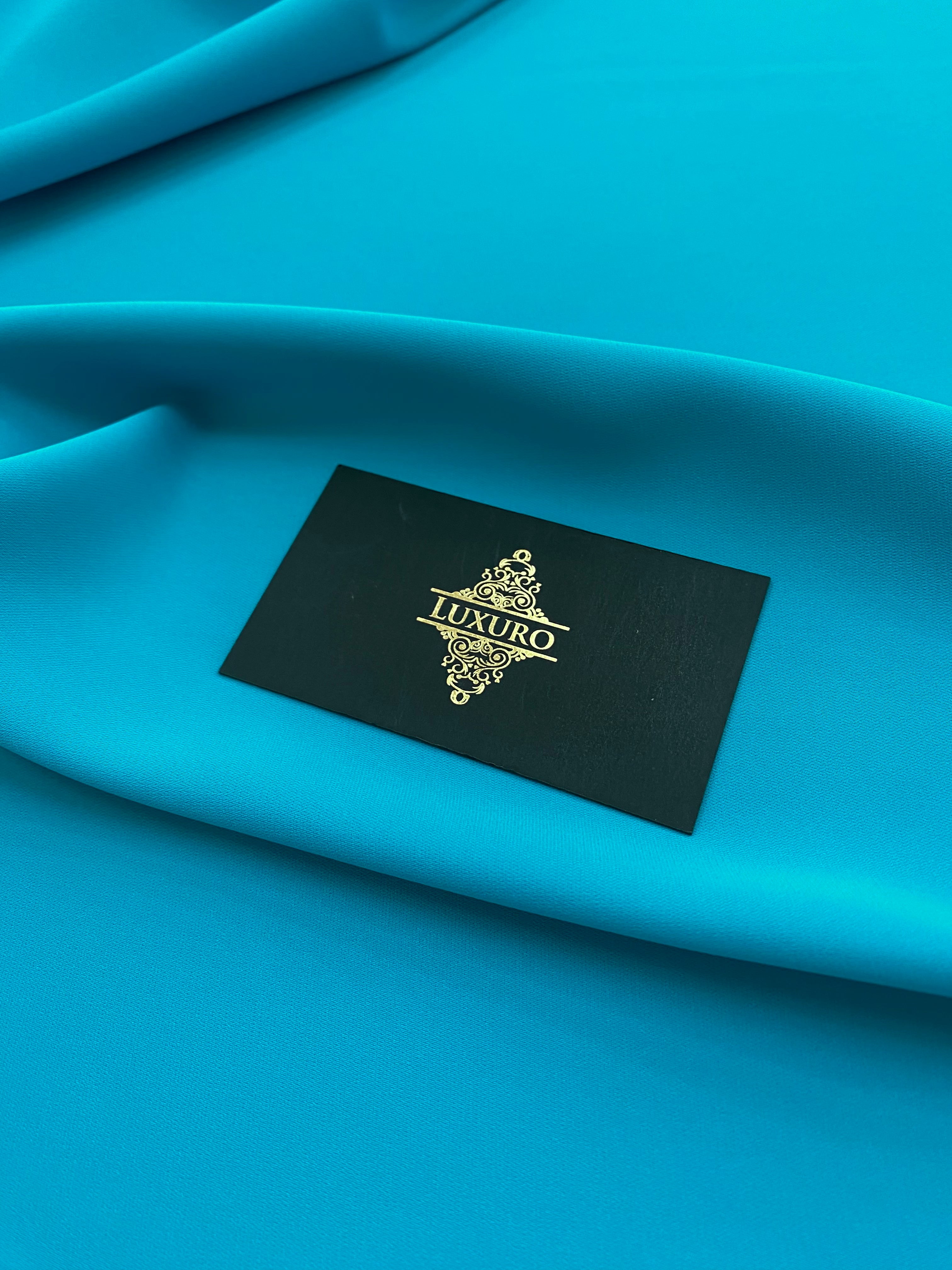 Triplu Voal Elastic Sky Blue