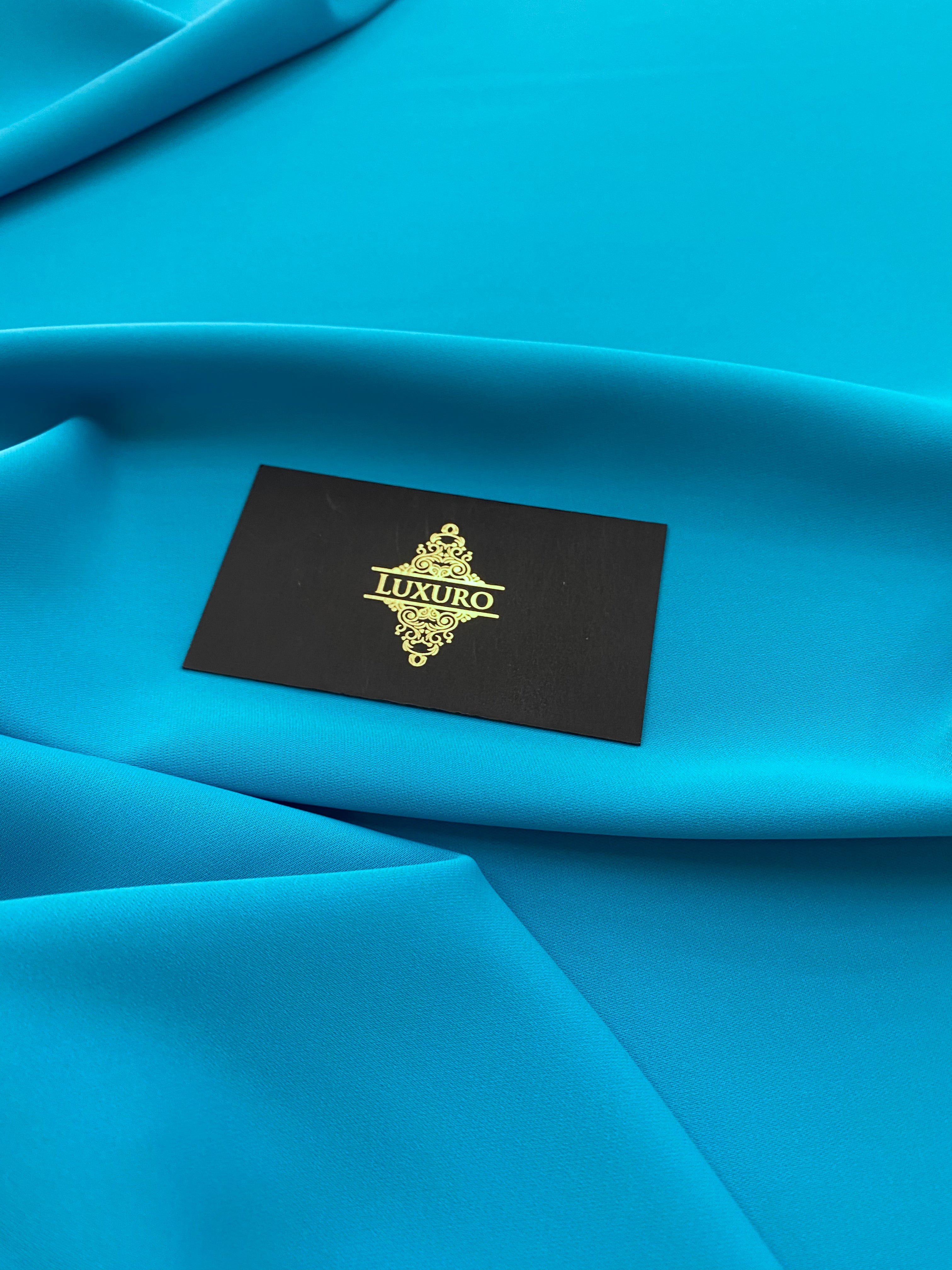 Triplu Voal Elastic Sky Blue