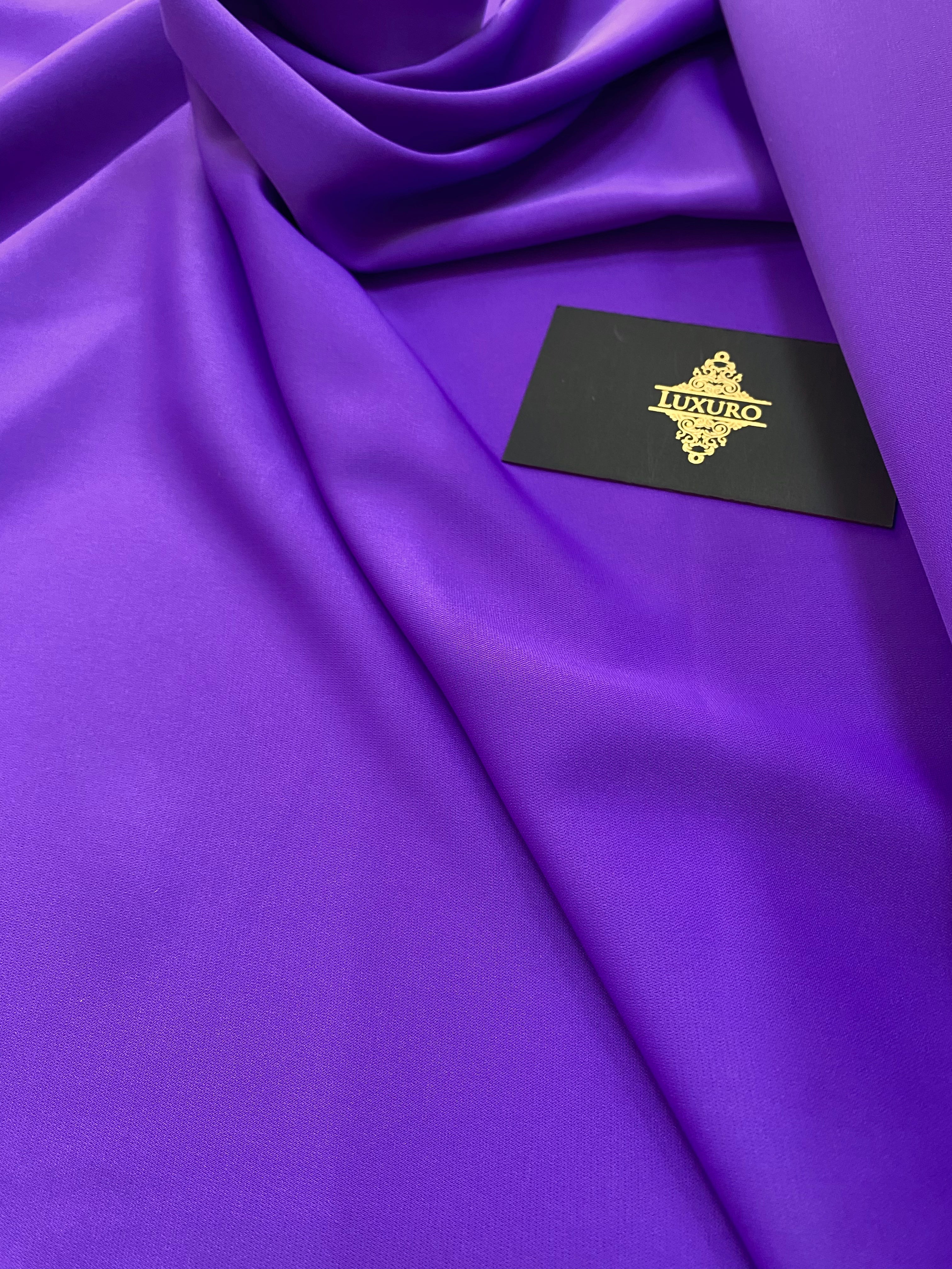 Triplu Voal Elastic Violet