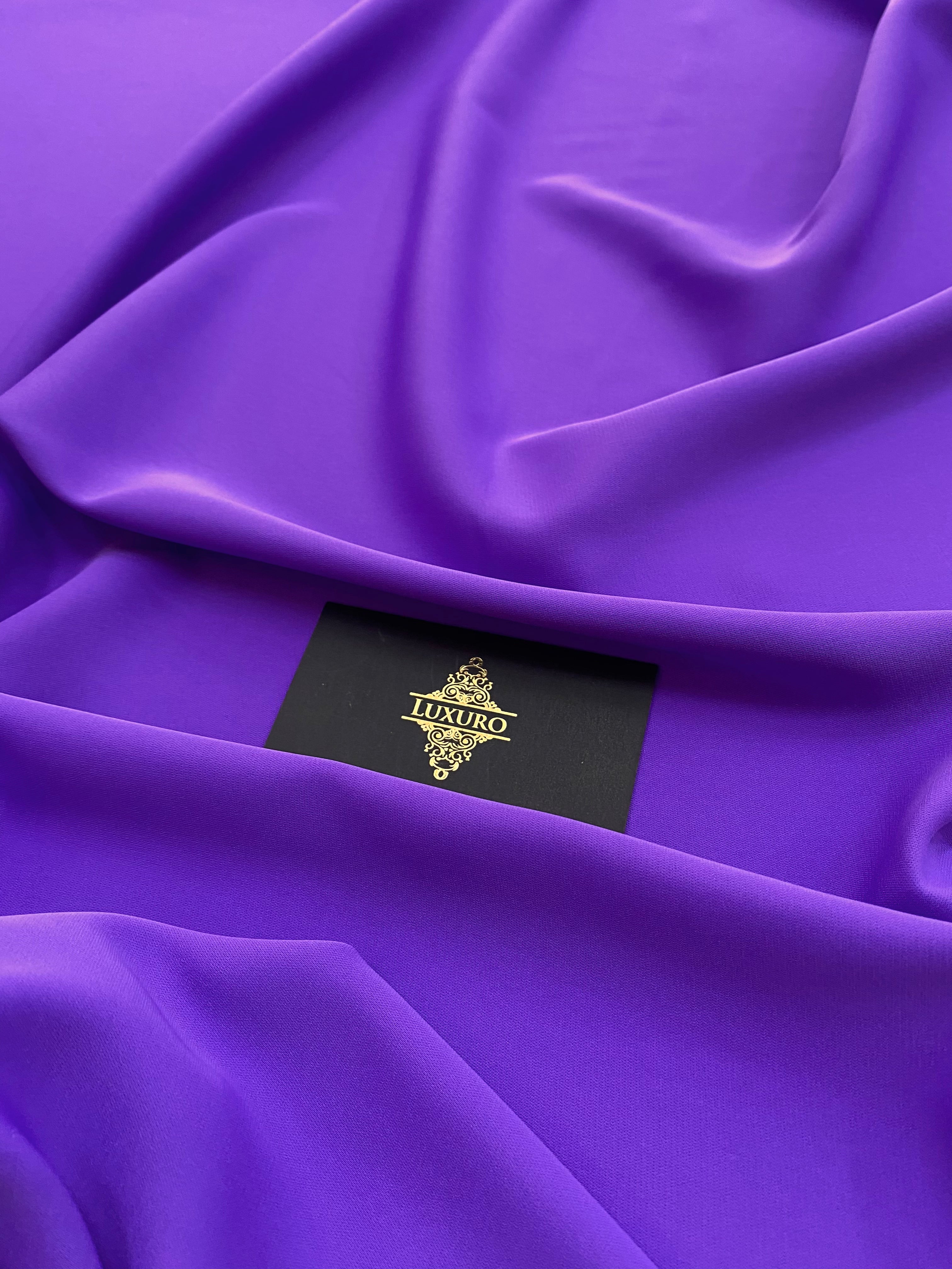 Triplu Voal Elastic Violet