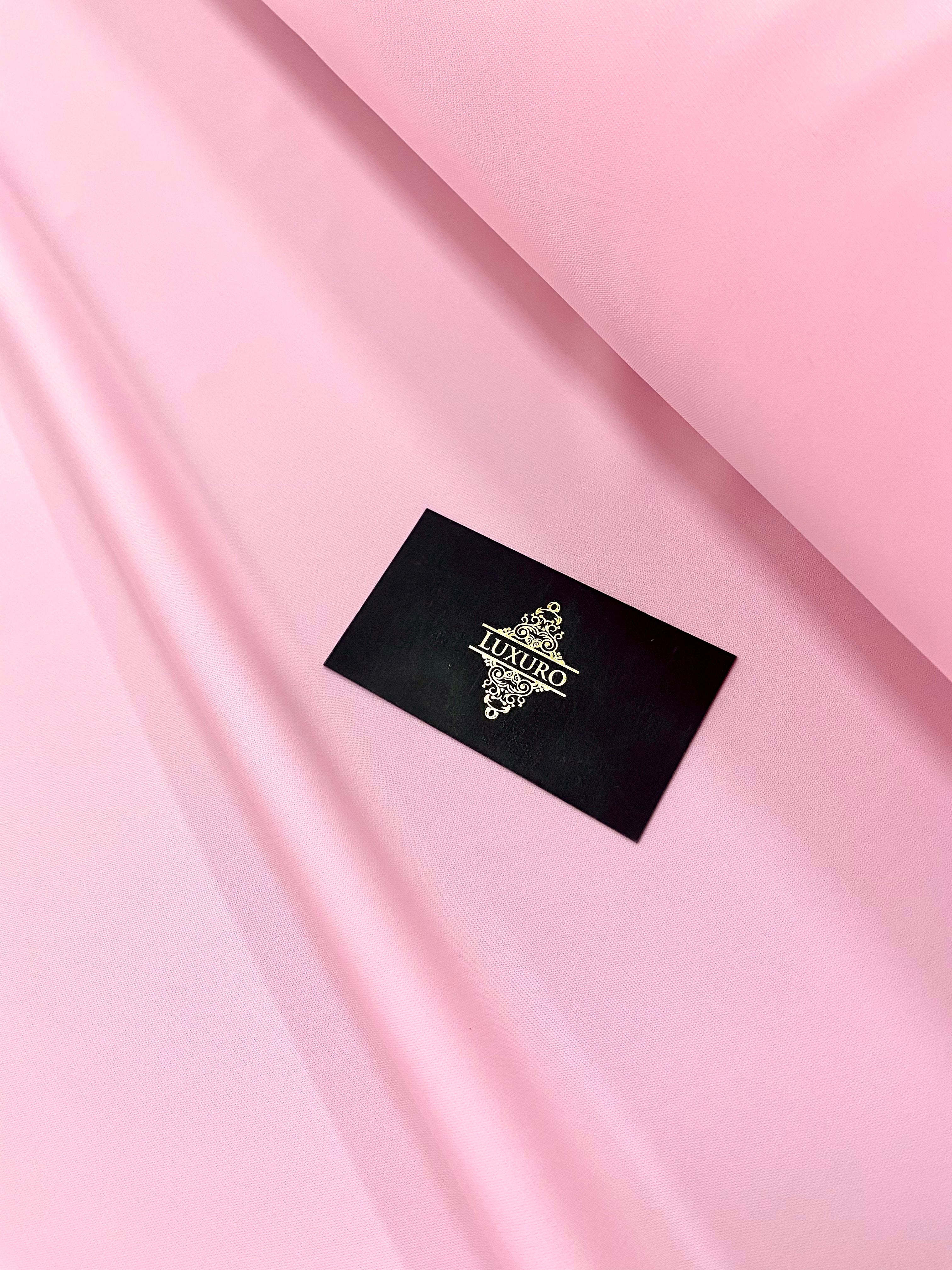 Triplu Voal Elastic Roz Deschis