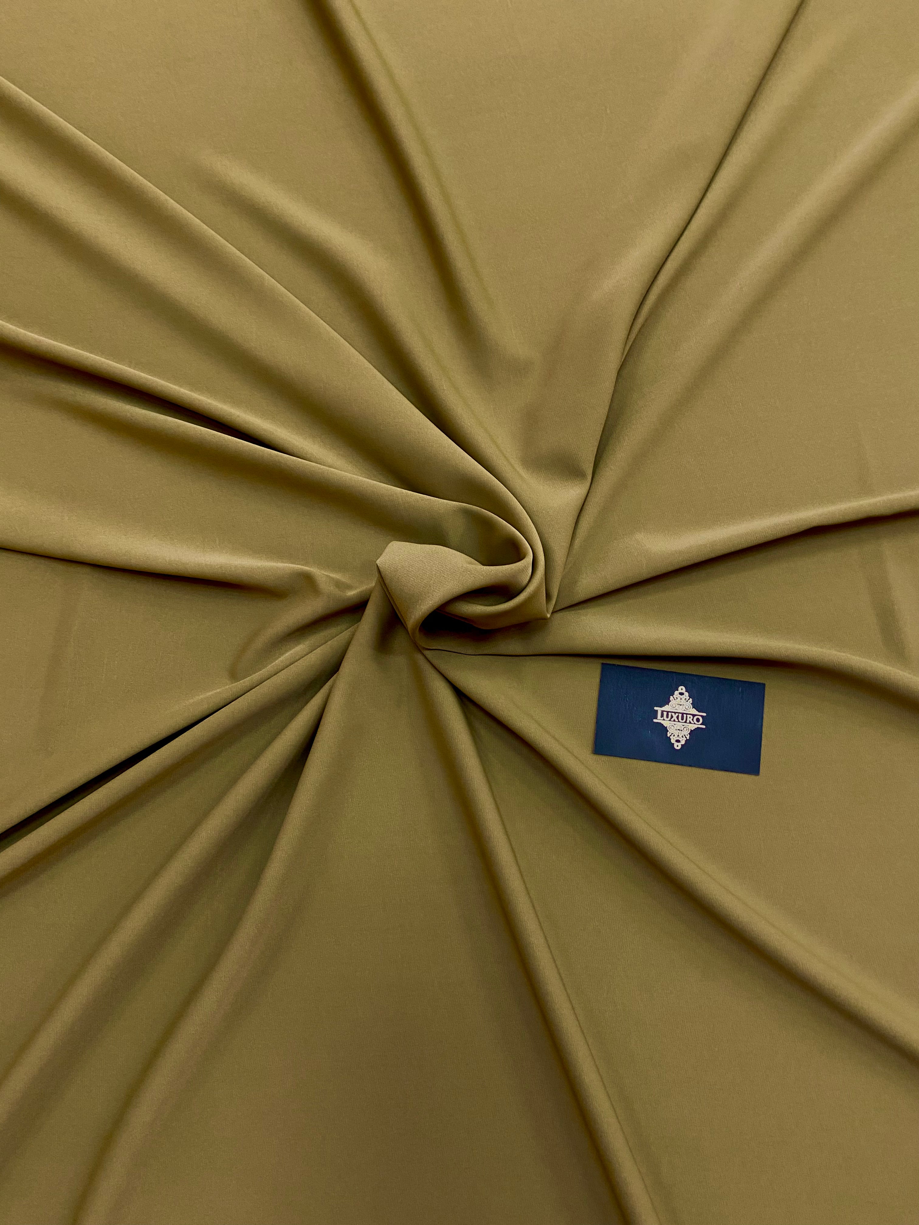 Triplu Voal Elastic Olive