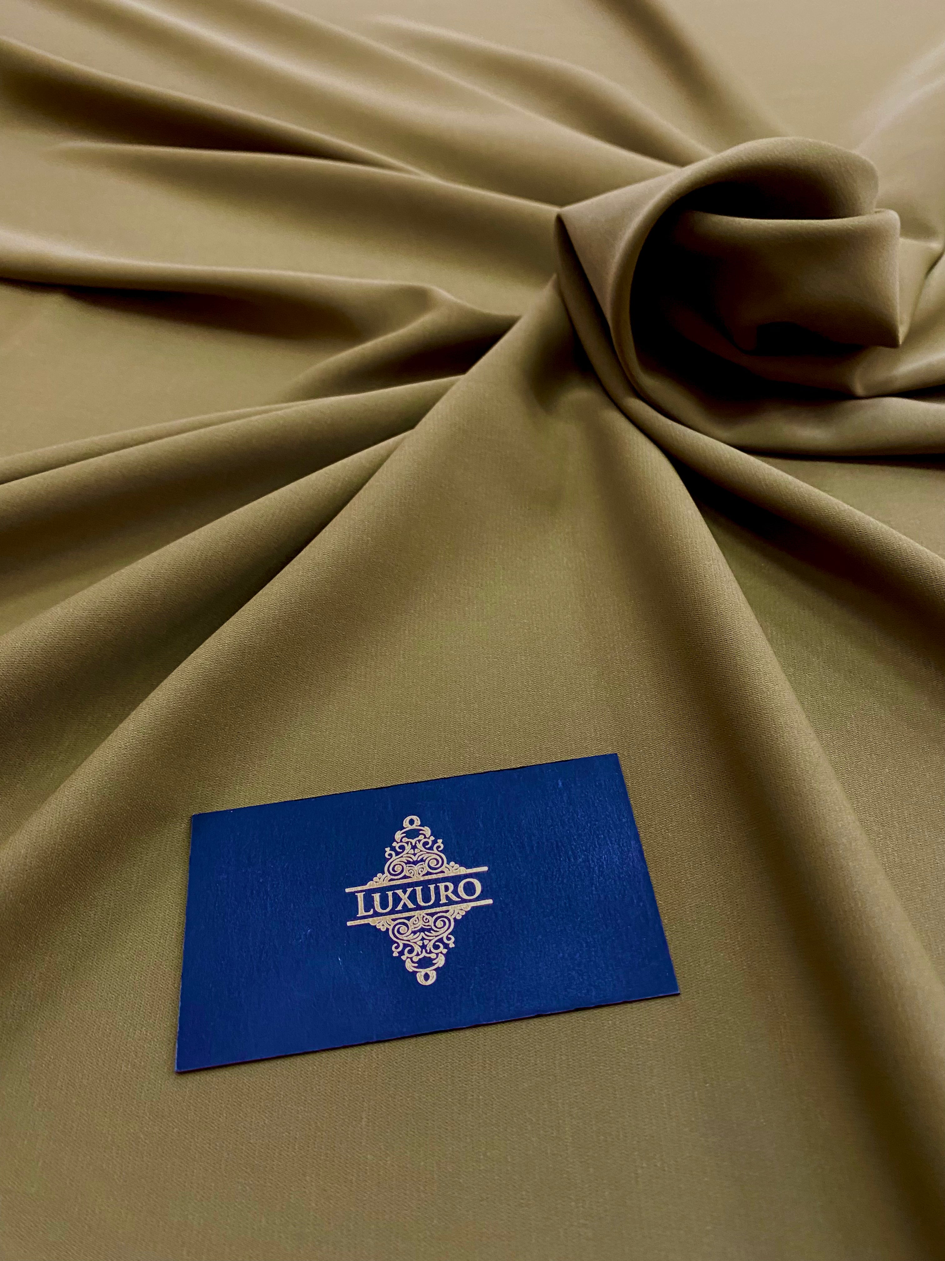 Triplu Voal Elastic Olive