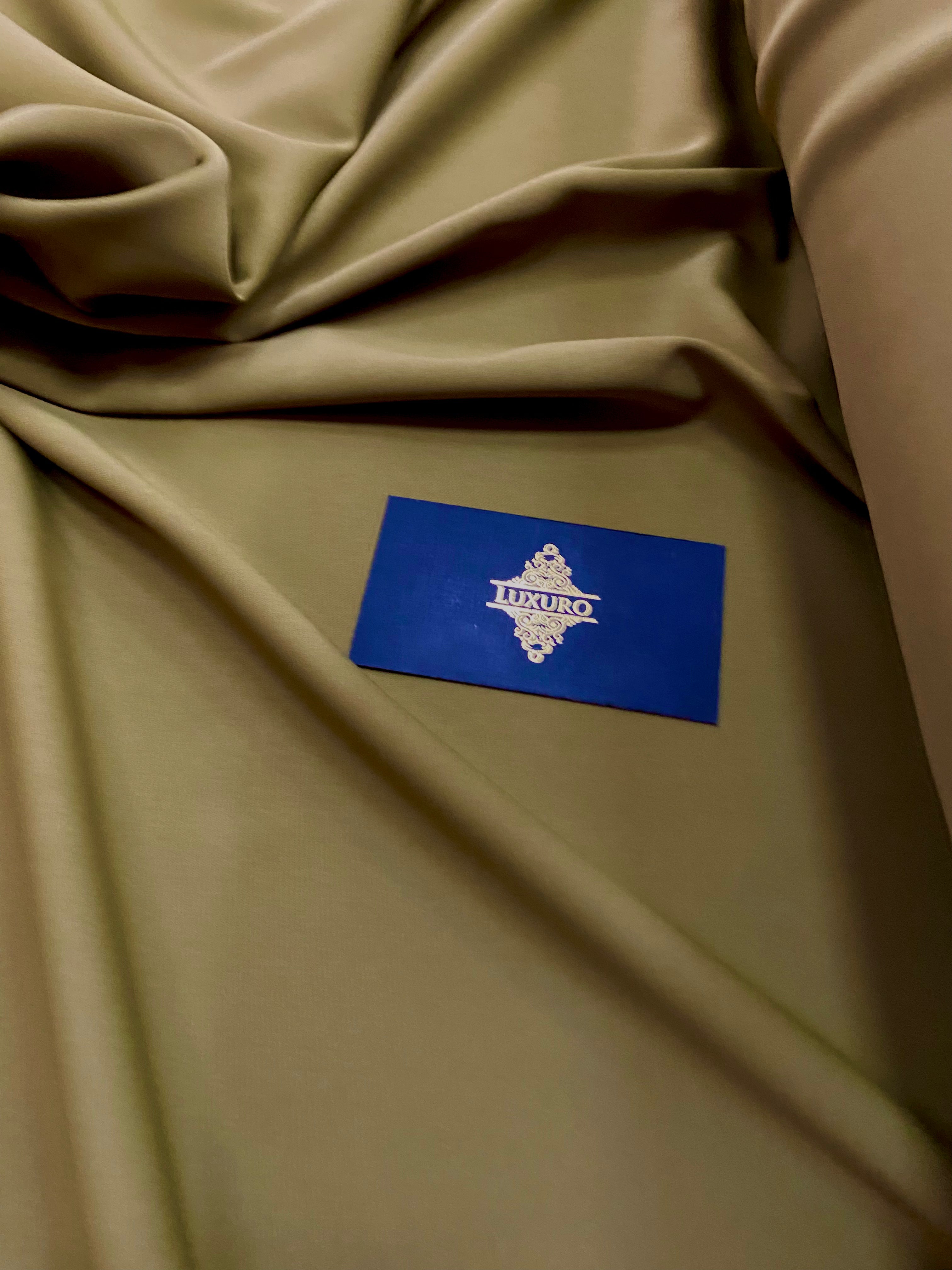 Triplu Voal Elastic Olive