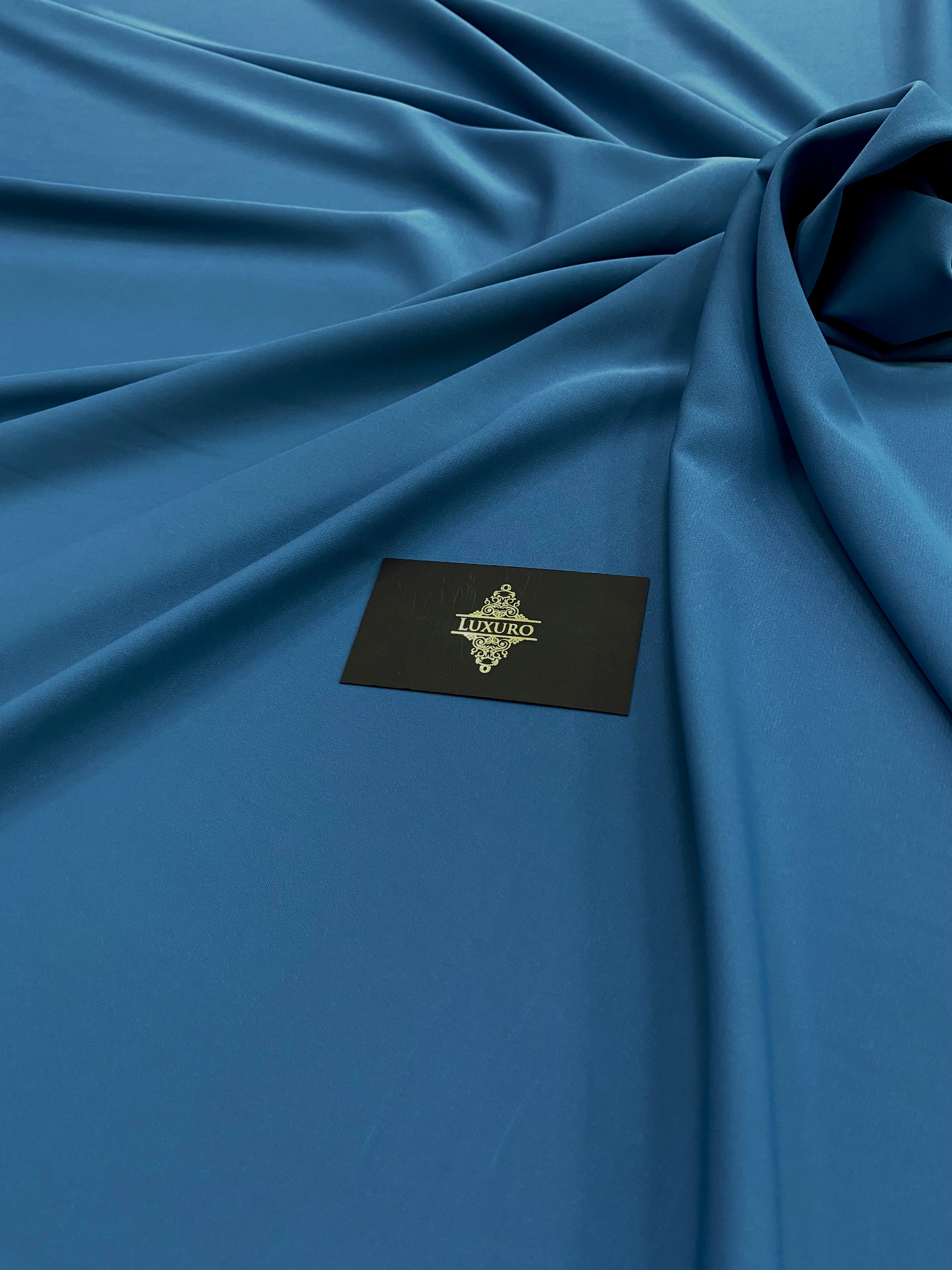 Triplu Voal Elastic Albastru Marin