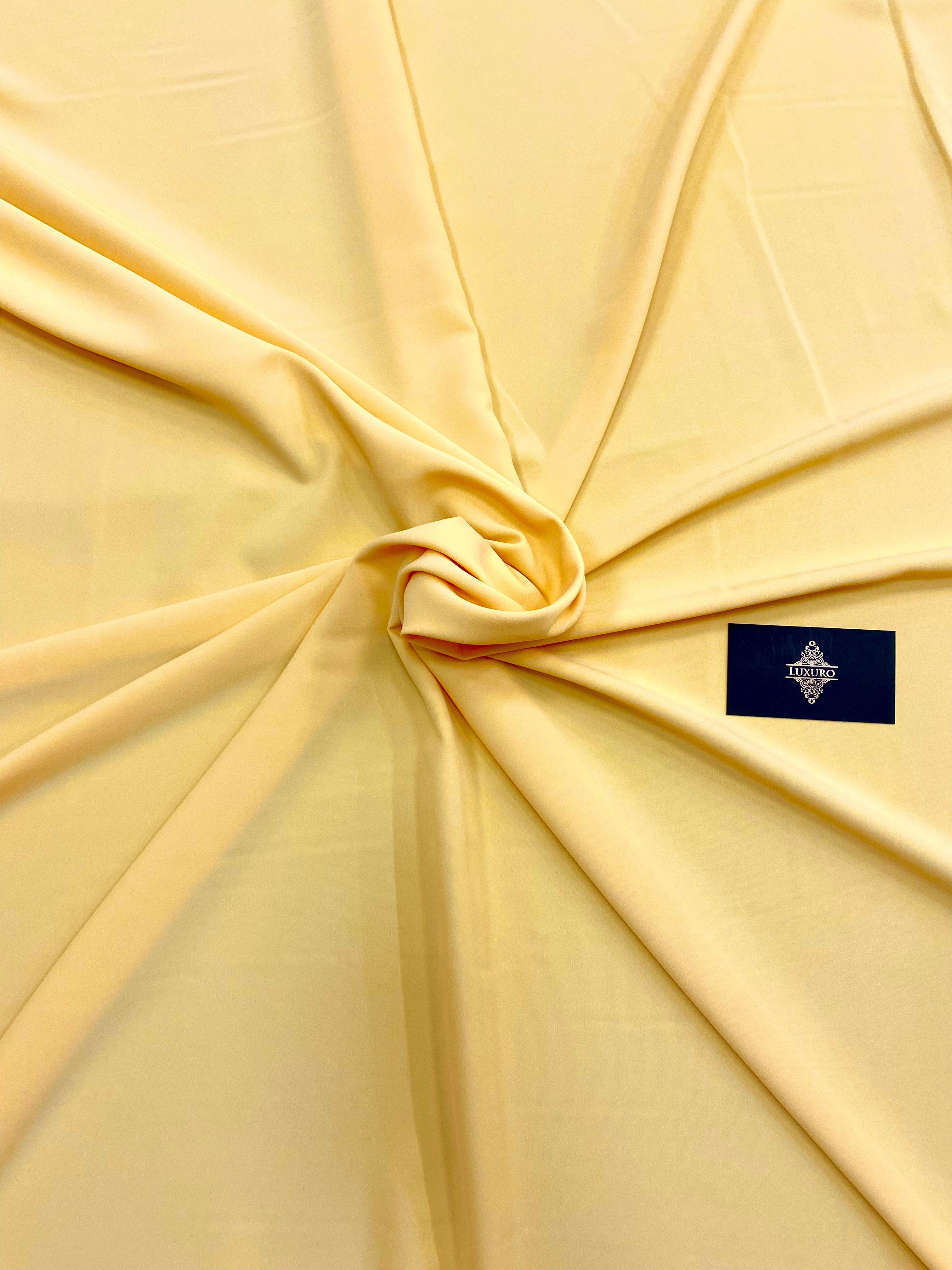 Triplu Voal Elastic Galben Deschis