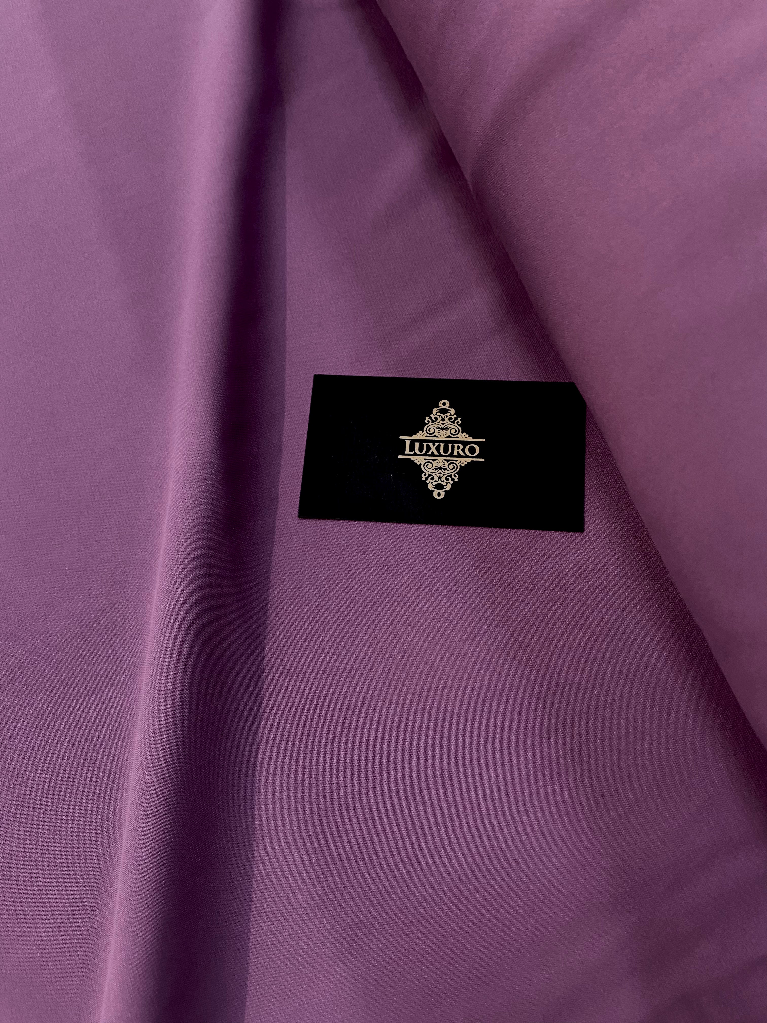 Triplu Voal Elastic Mov Pudrat