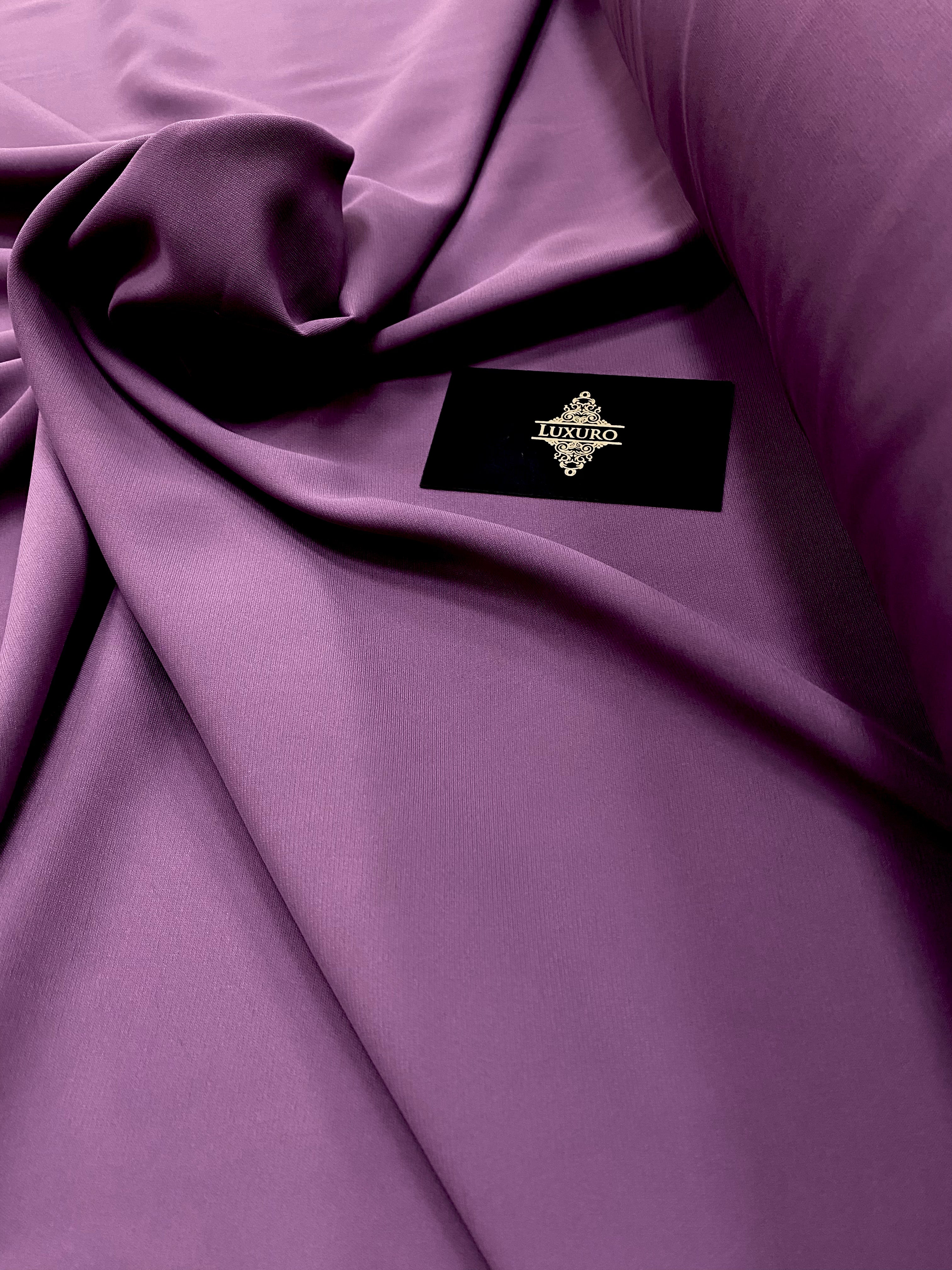 Triplu Voal Elastic Mov Pudrat