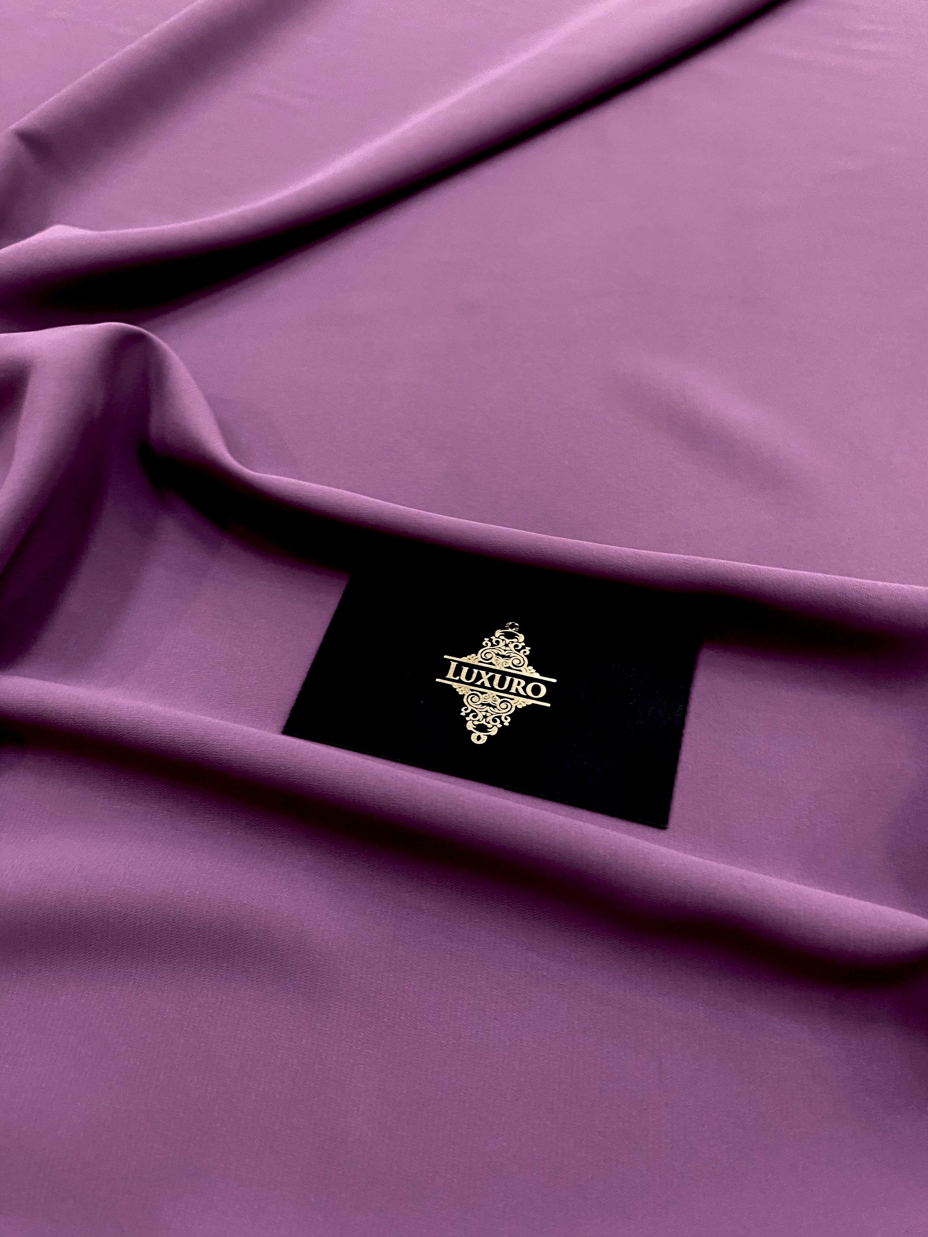 Triplu Voal Elastic Mov Pudrat