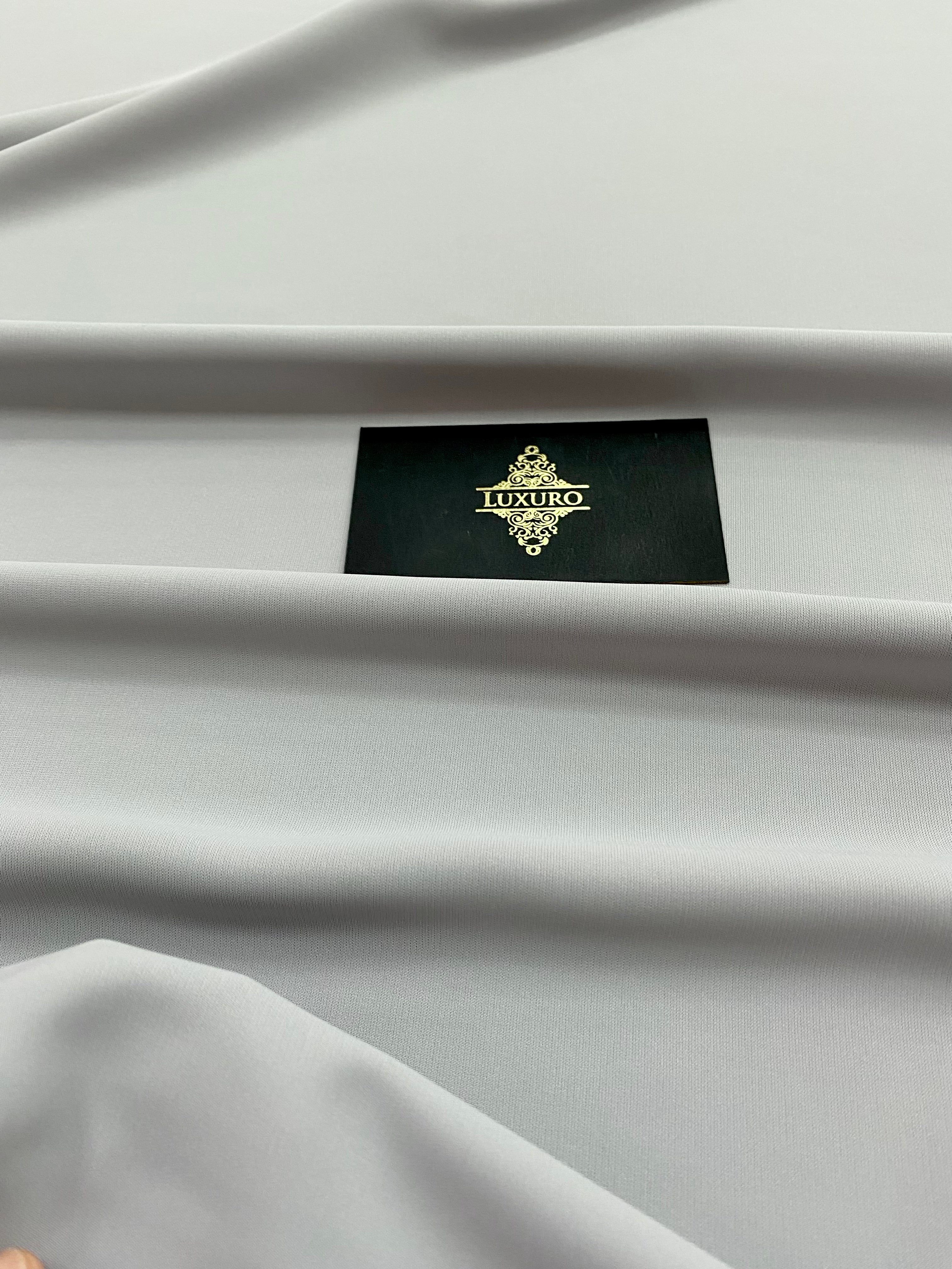 Triplu Voal Elastic Gri