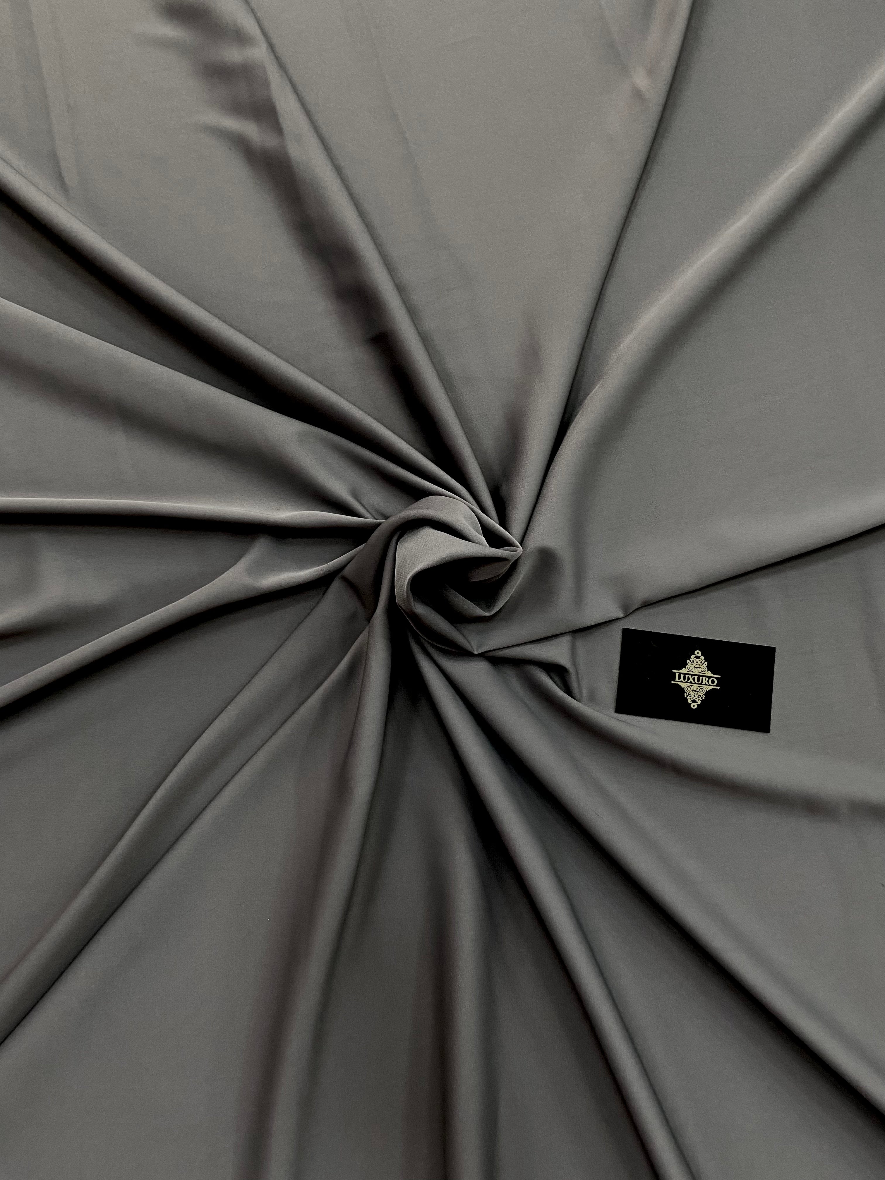 Triplu Voal Elastic Gri Antracit