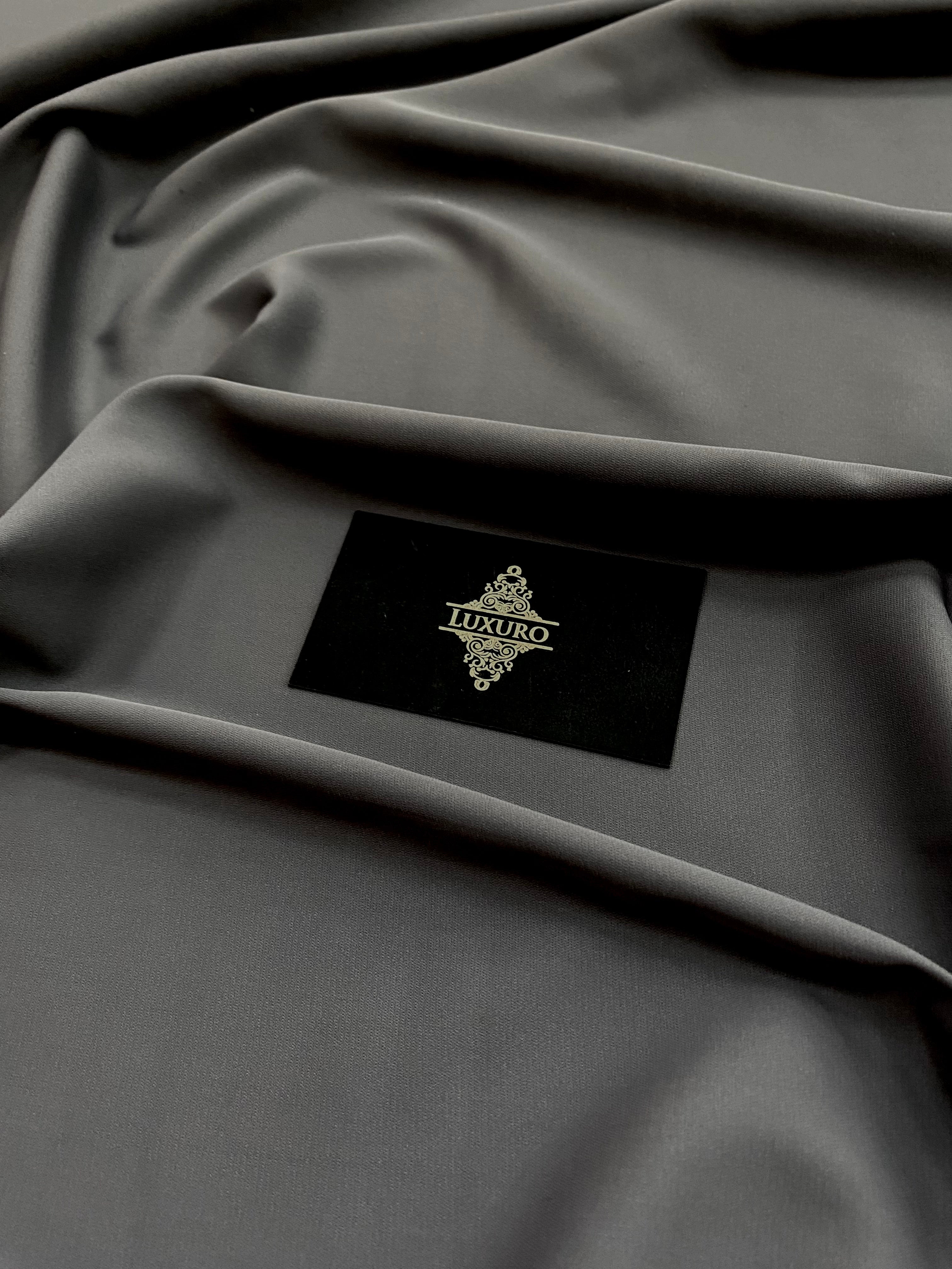 Triplu Voal Elastic Gri Antracit