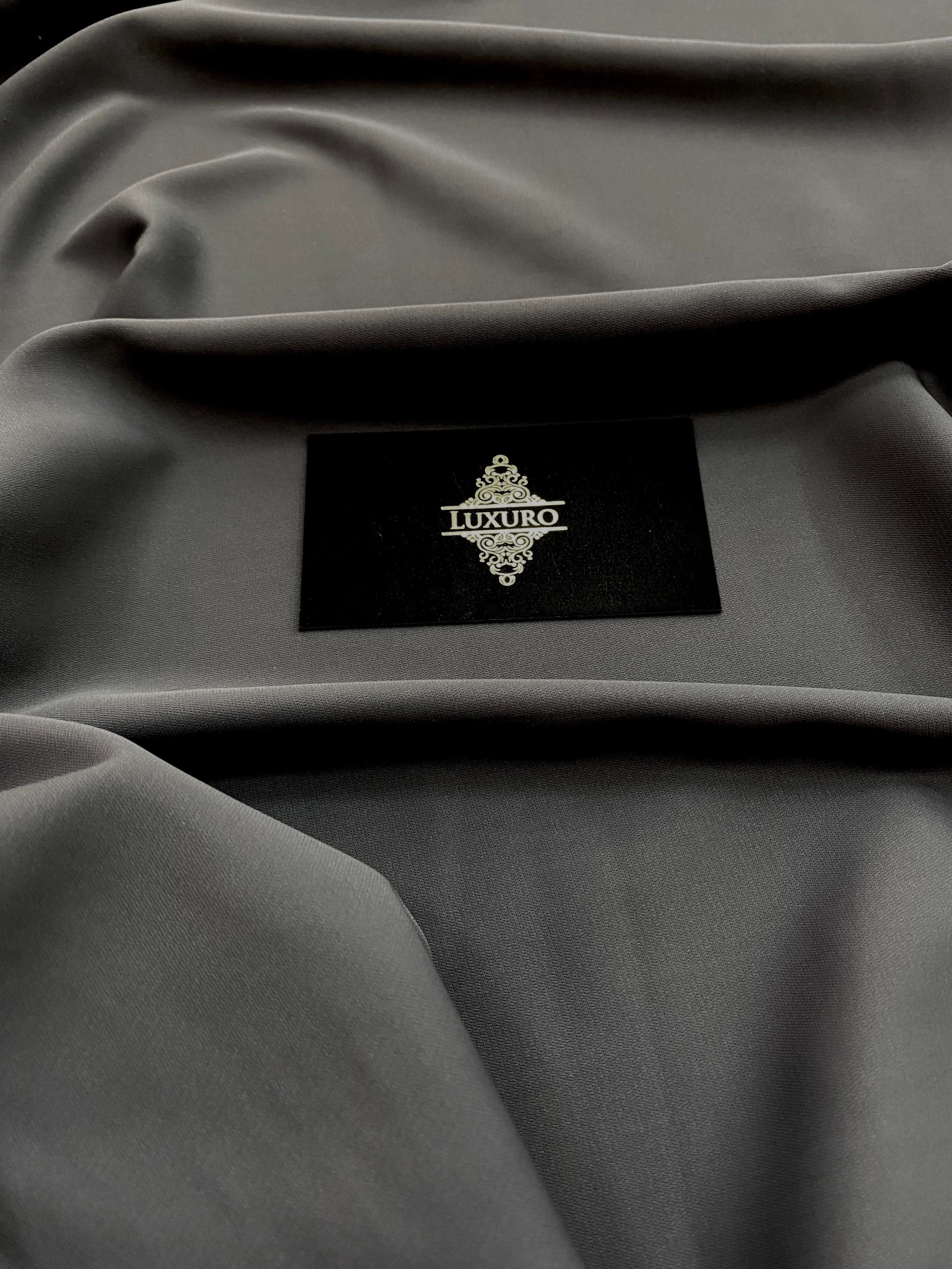 Triplu Voal Elastic Gri Antracit