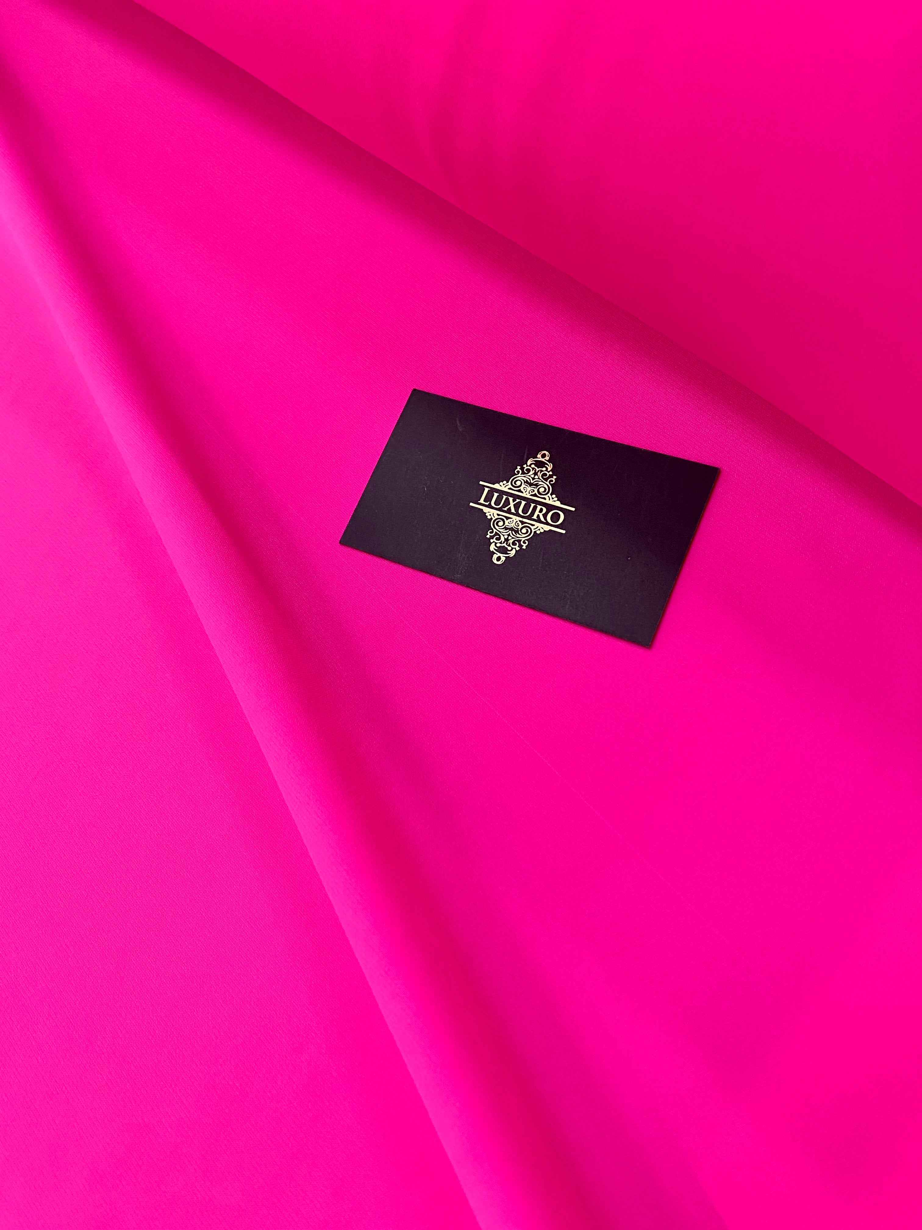 Triplu Voal Elastic Fucsia