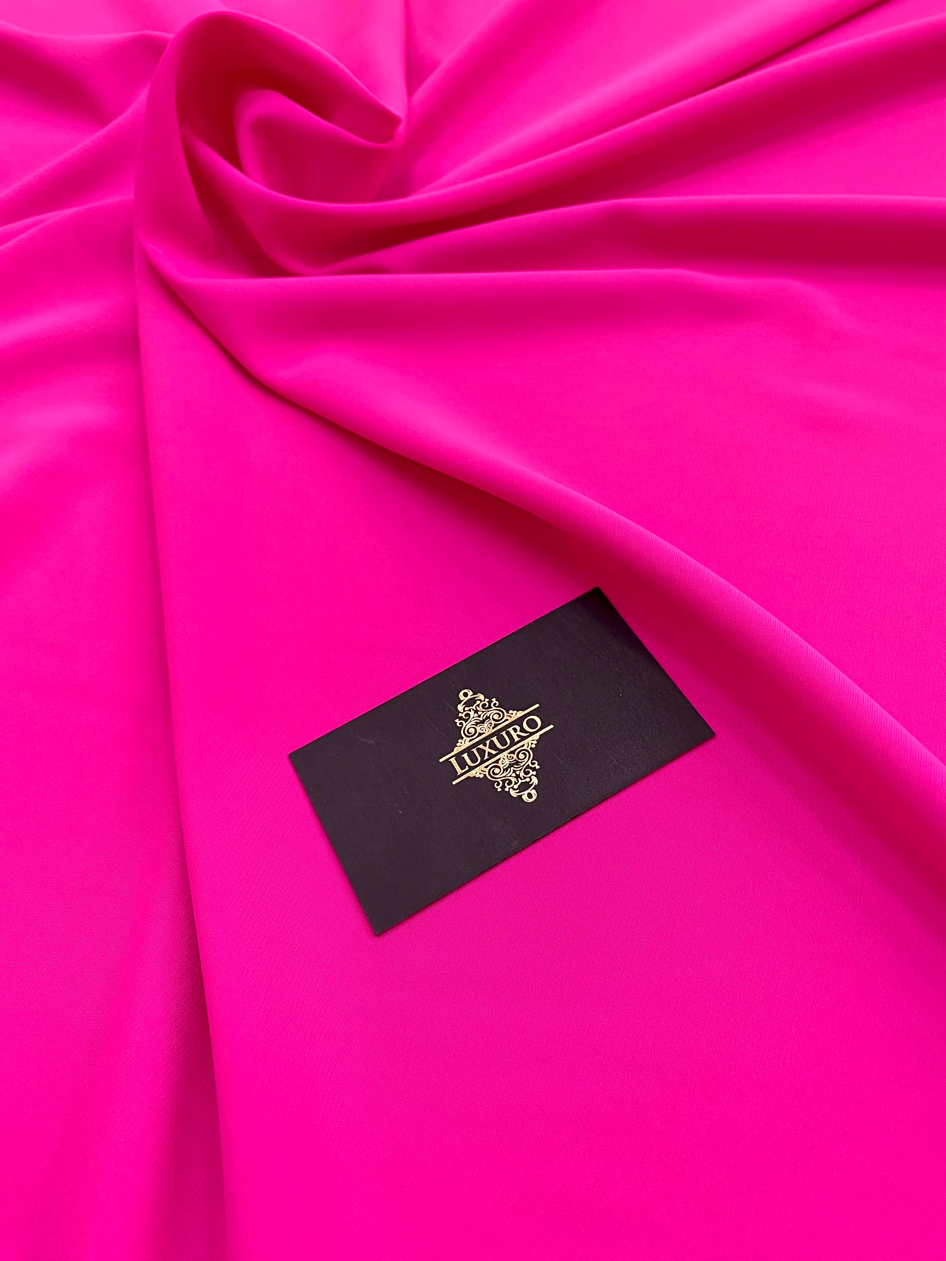 Triplu Voal Elastic Fucsia