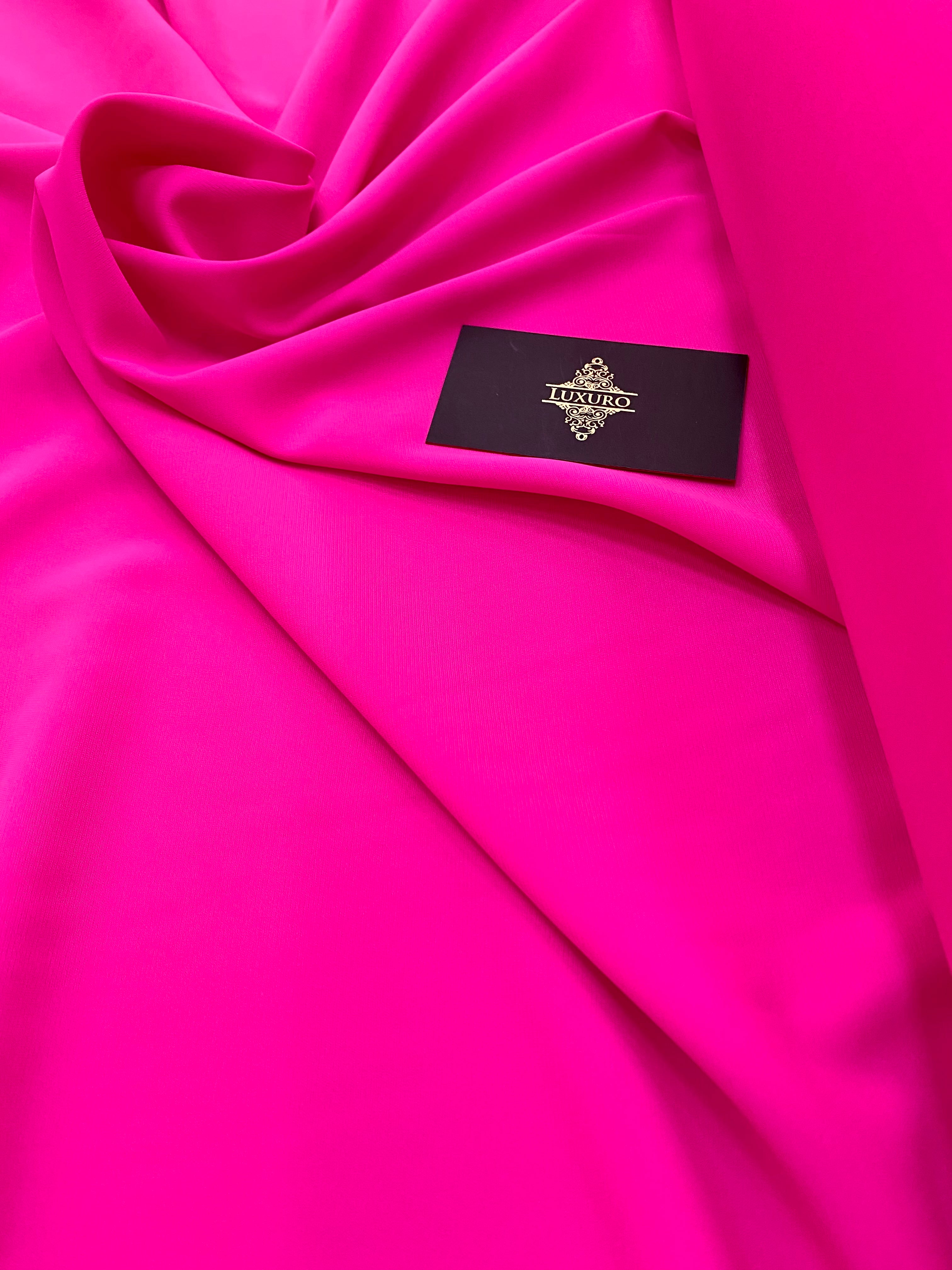 Triplu Voal Elastic Fucsia