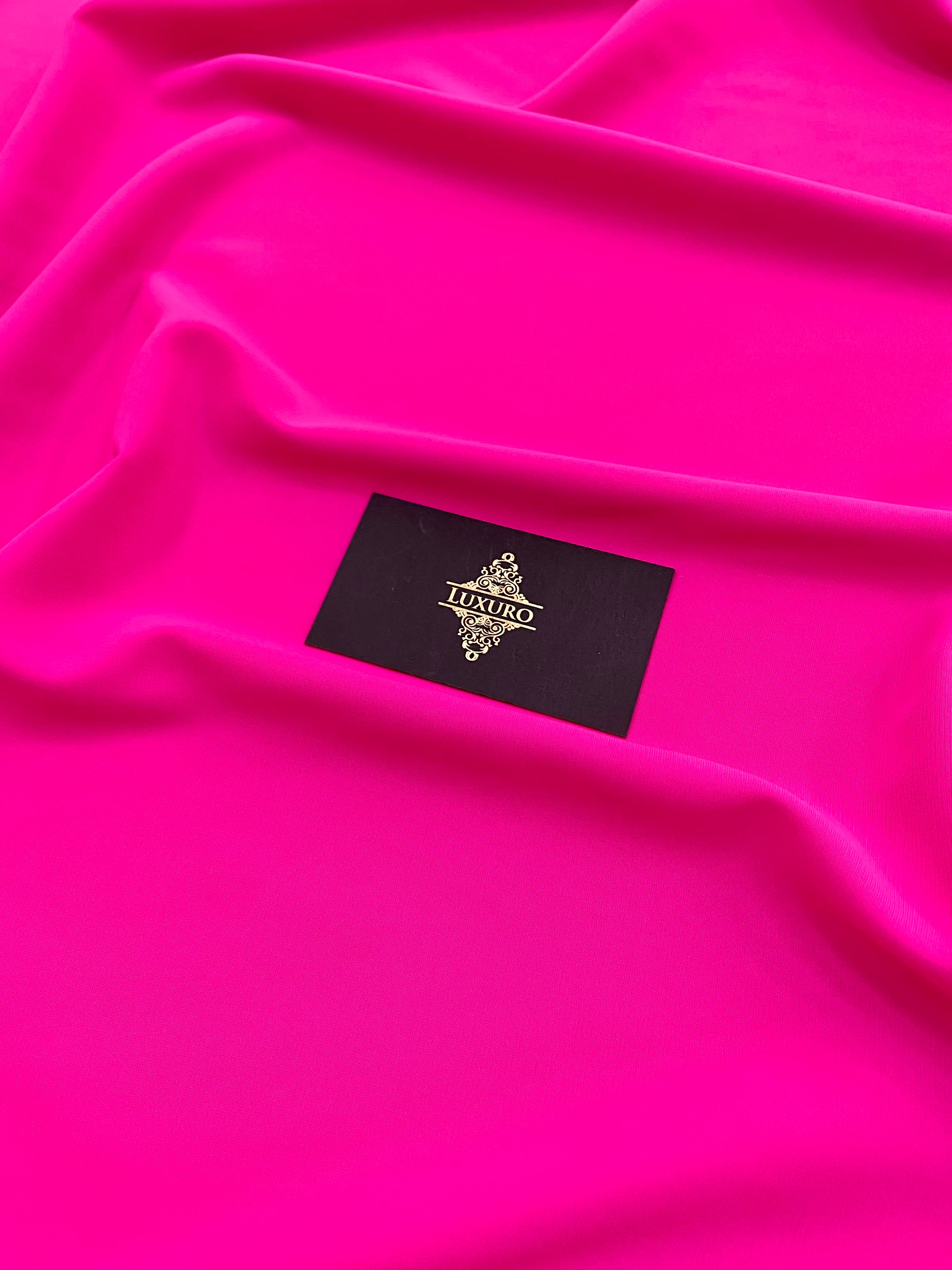 Triplu Voal Elastic Fucsia