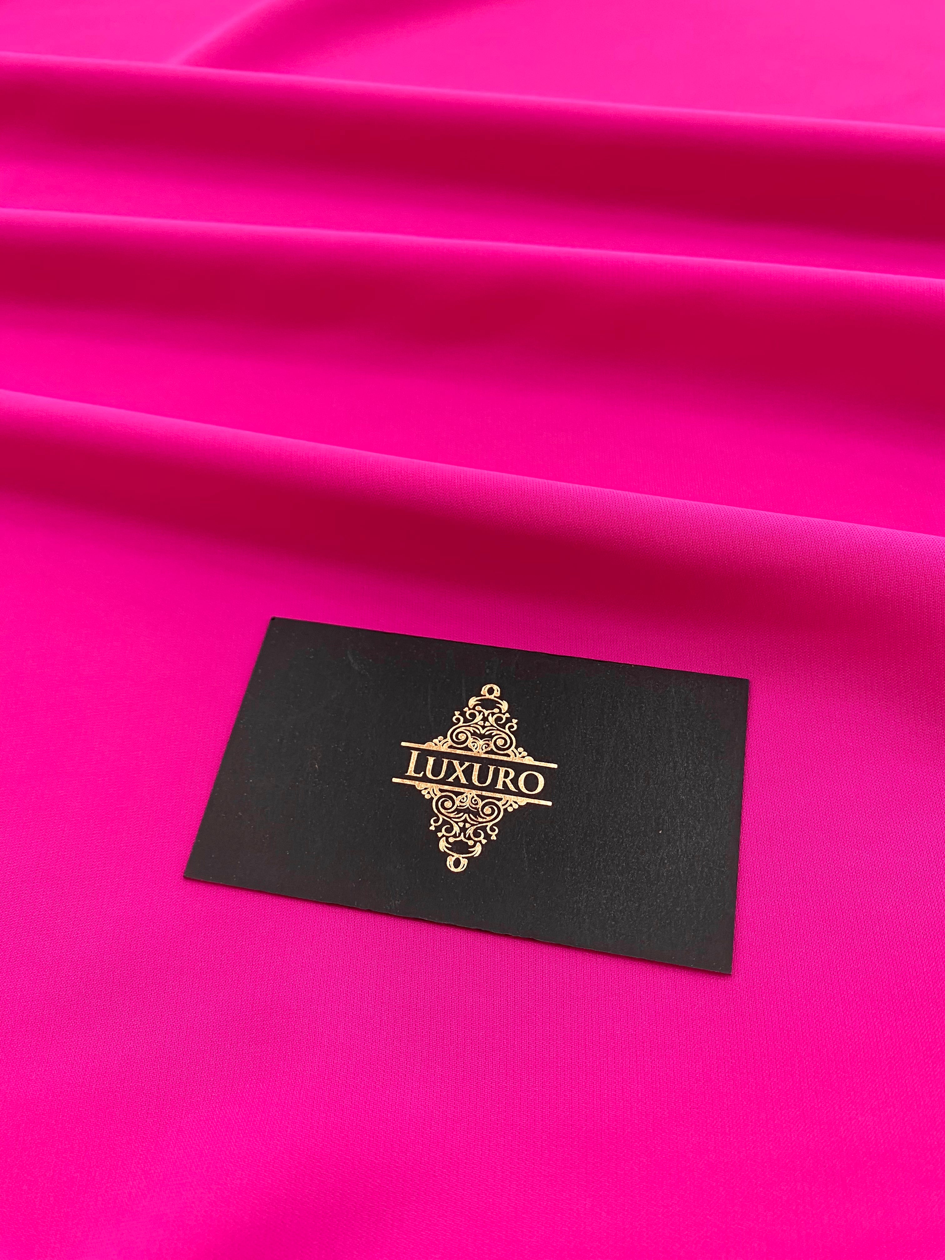 Triplu Voal Elastic Fucsia