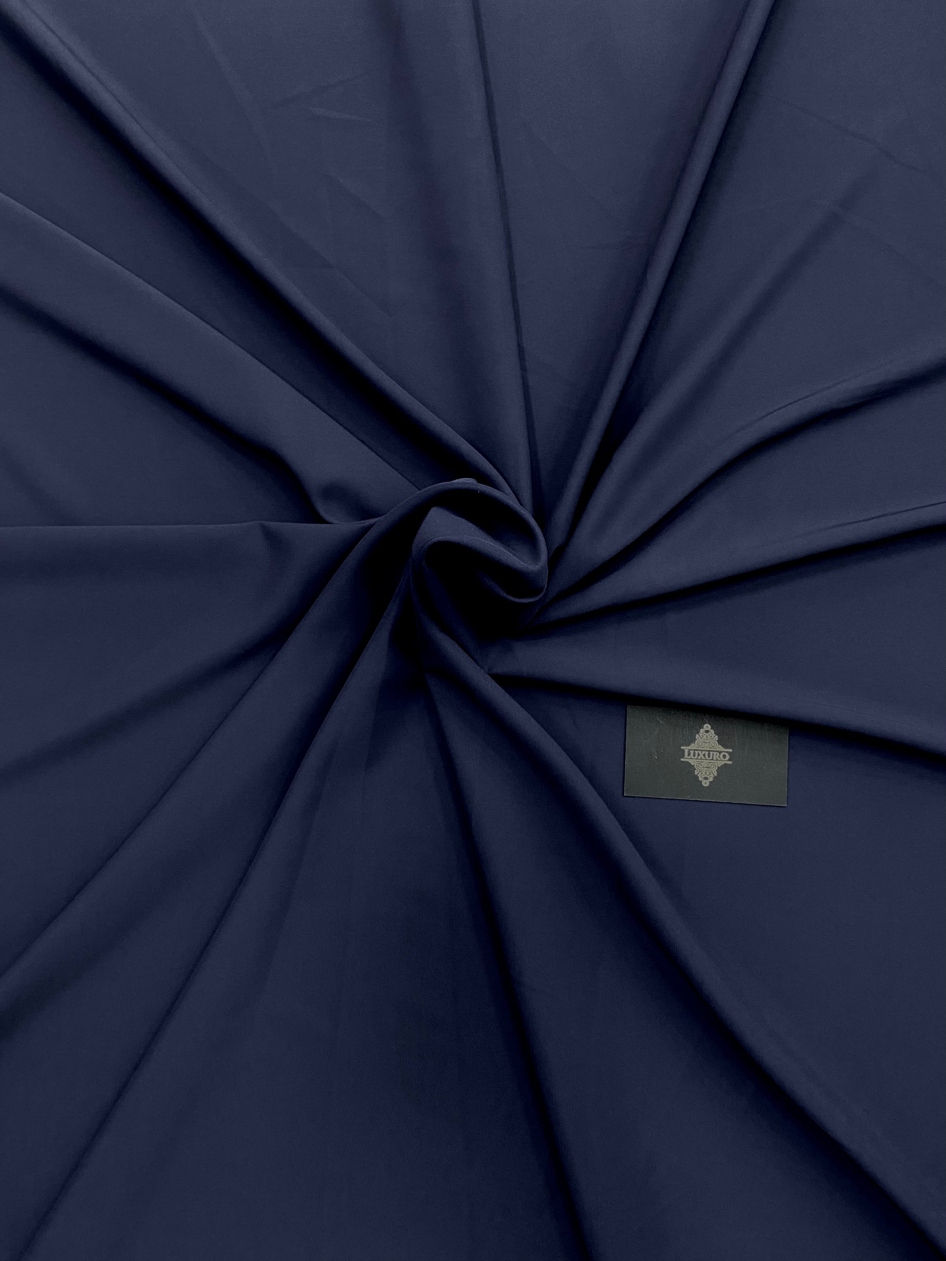 Triplu Voal Elastic Bleumarin