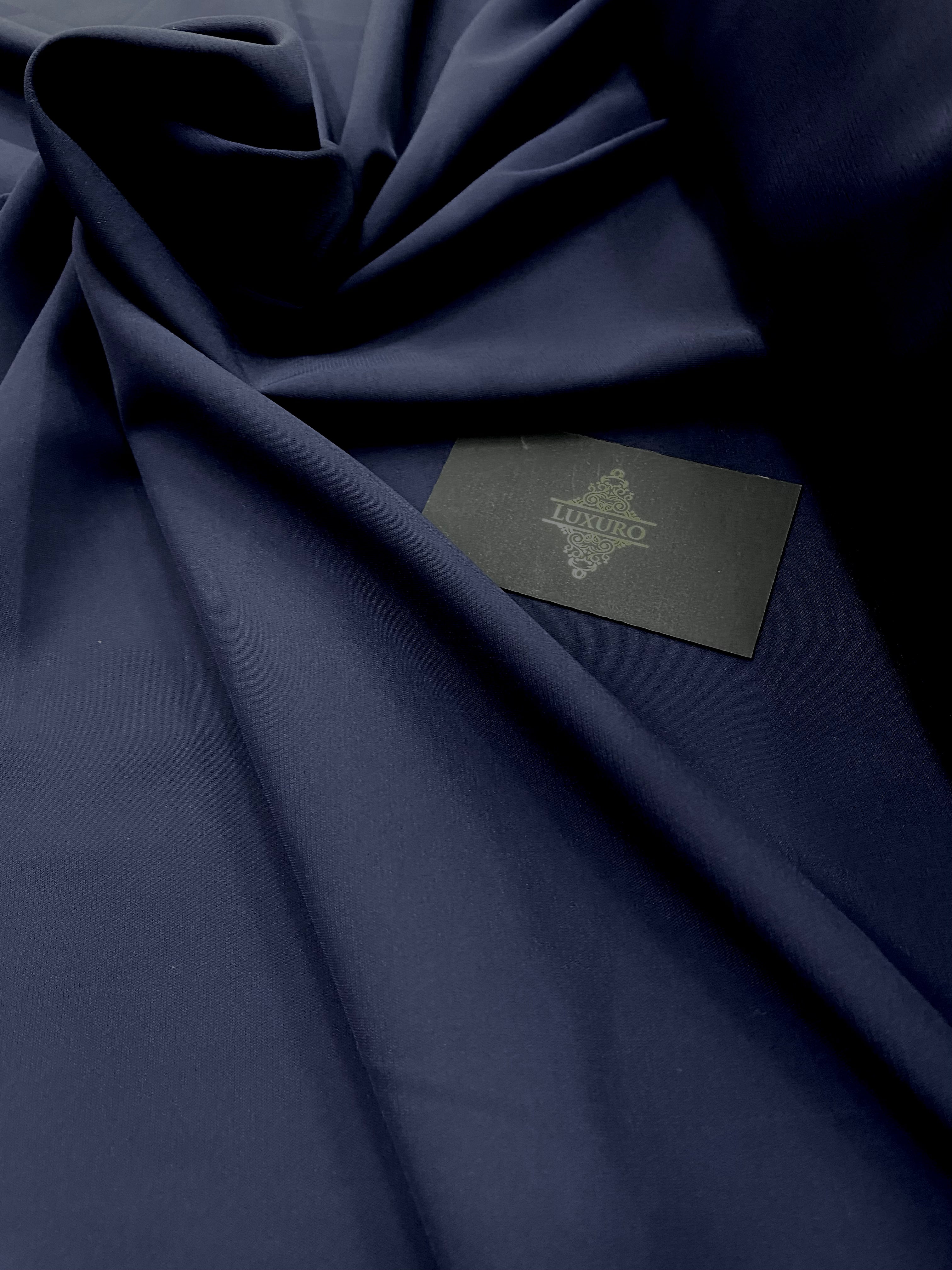 Triplu Voal Elastic Bleumarin