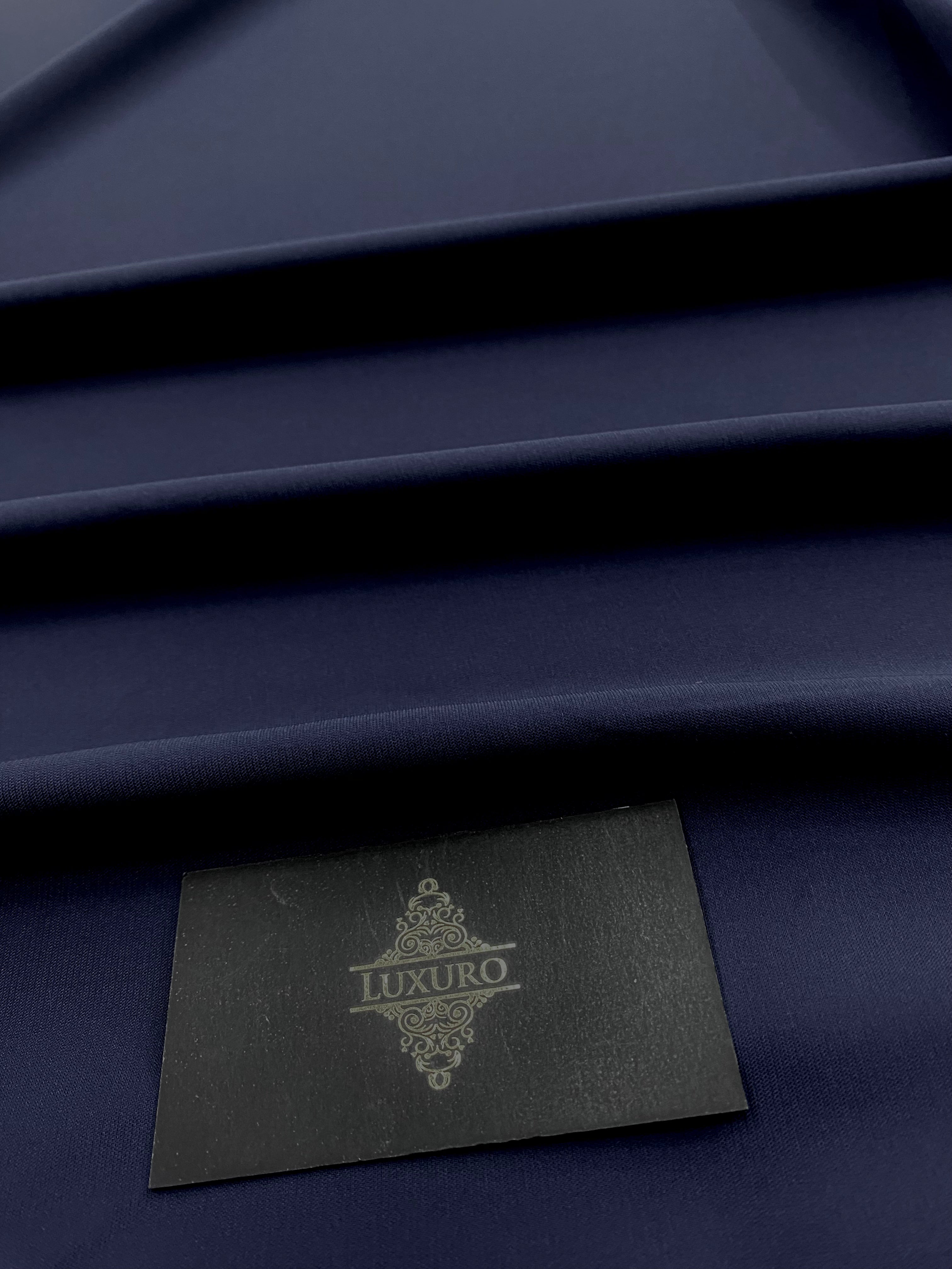 Triplu Voal Elastic Bleumarin